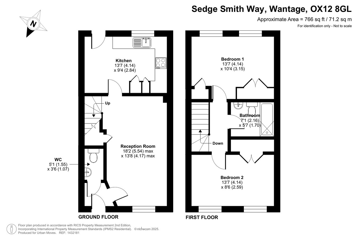 6, Sedge Smith Way, Wantage floorplan