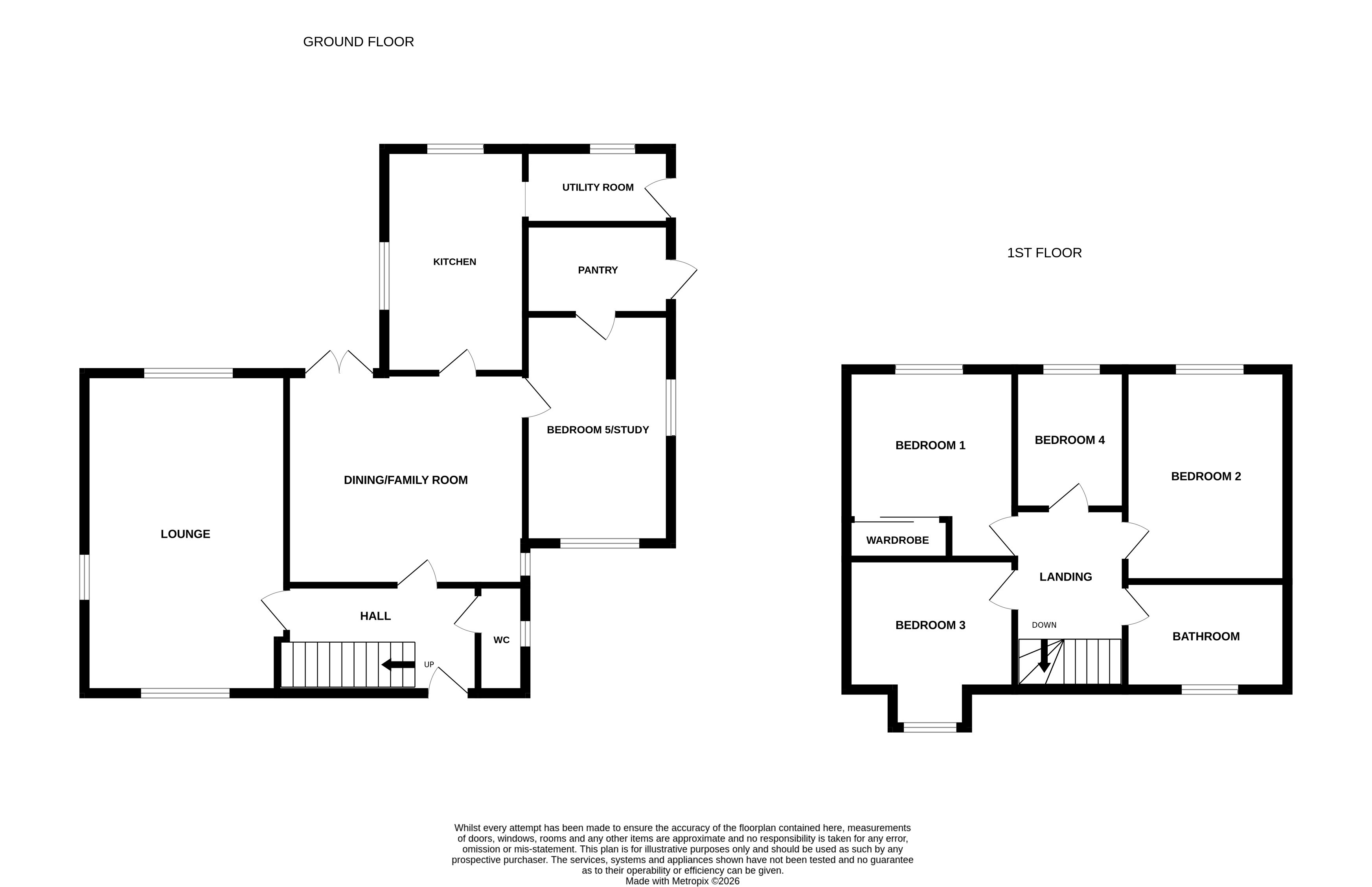 84, Dells Lane, Biggleswade floorplan