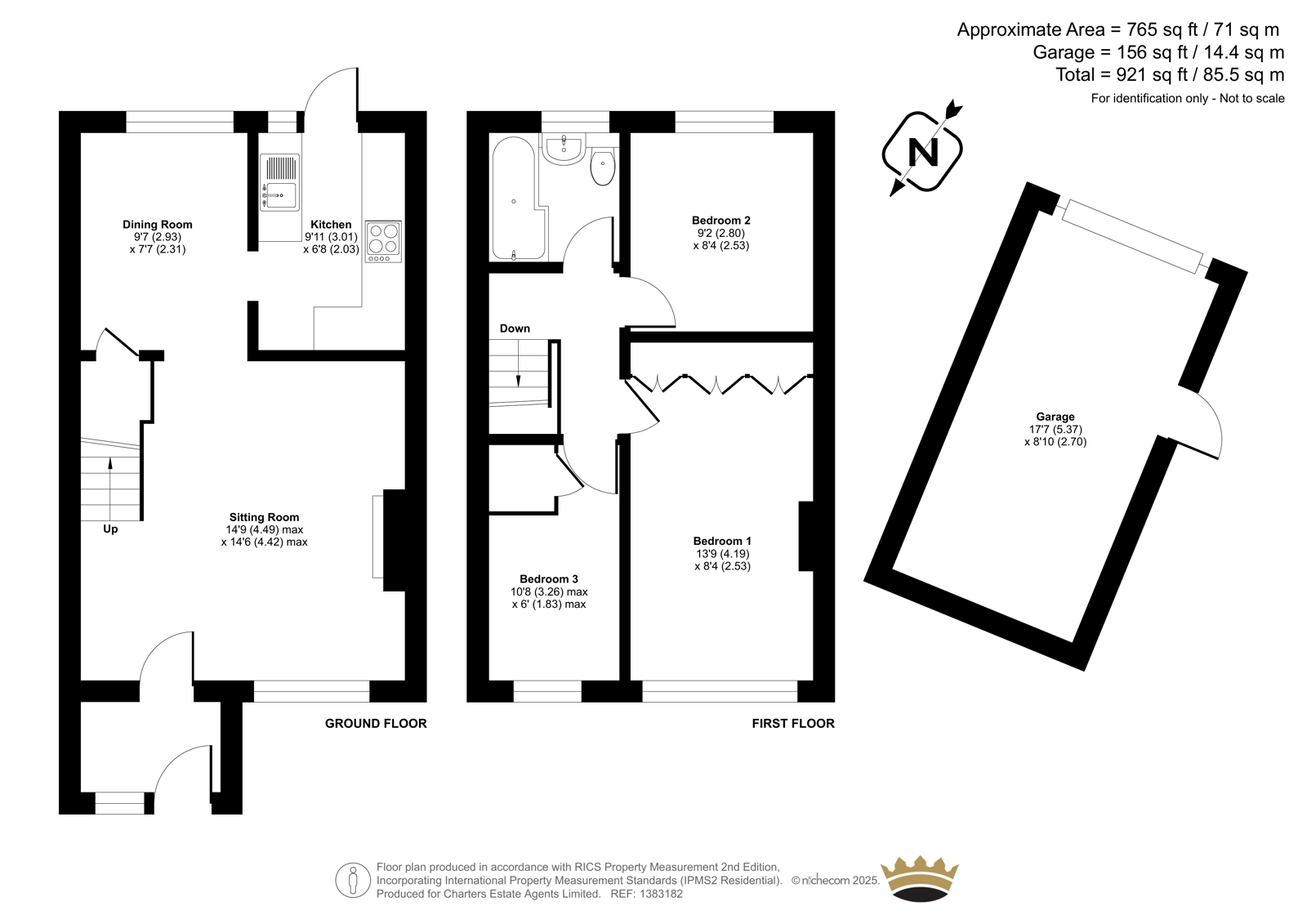 44, Kellynch Close, Hampshire floorplan