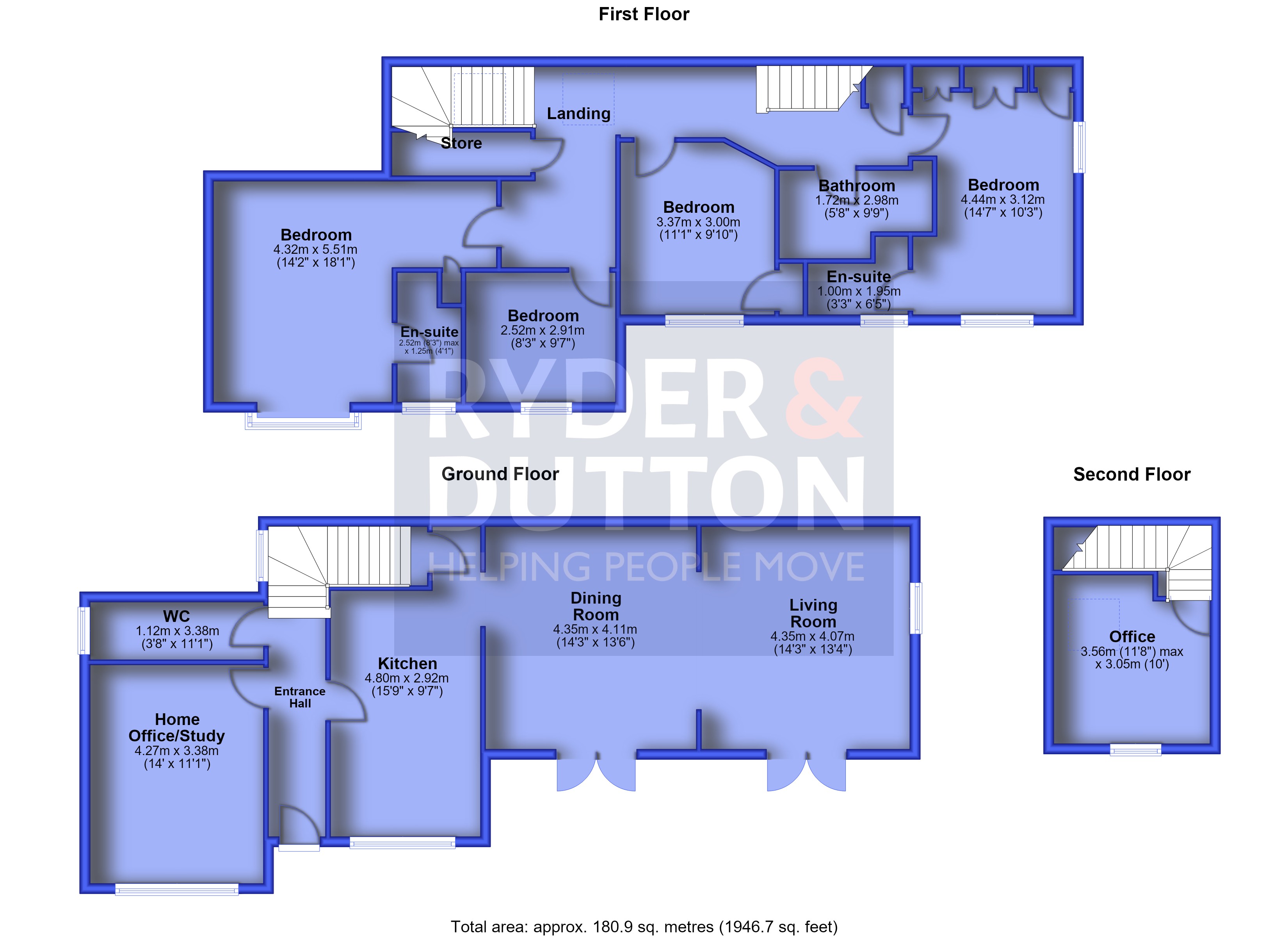 Dinting Vale, Derbyshire floorplan