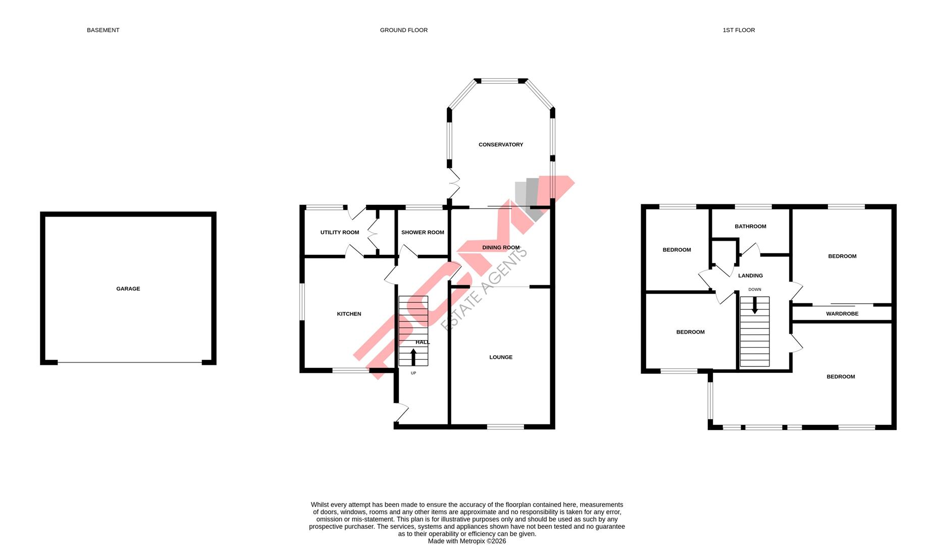 93, Fairlight Road, Hastings floorplan
