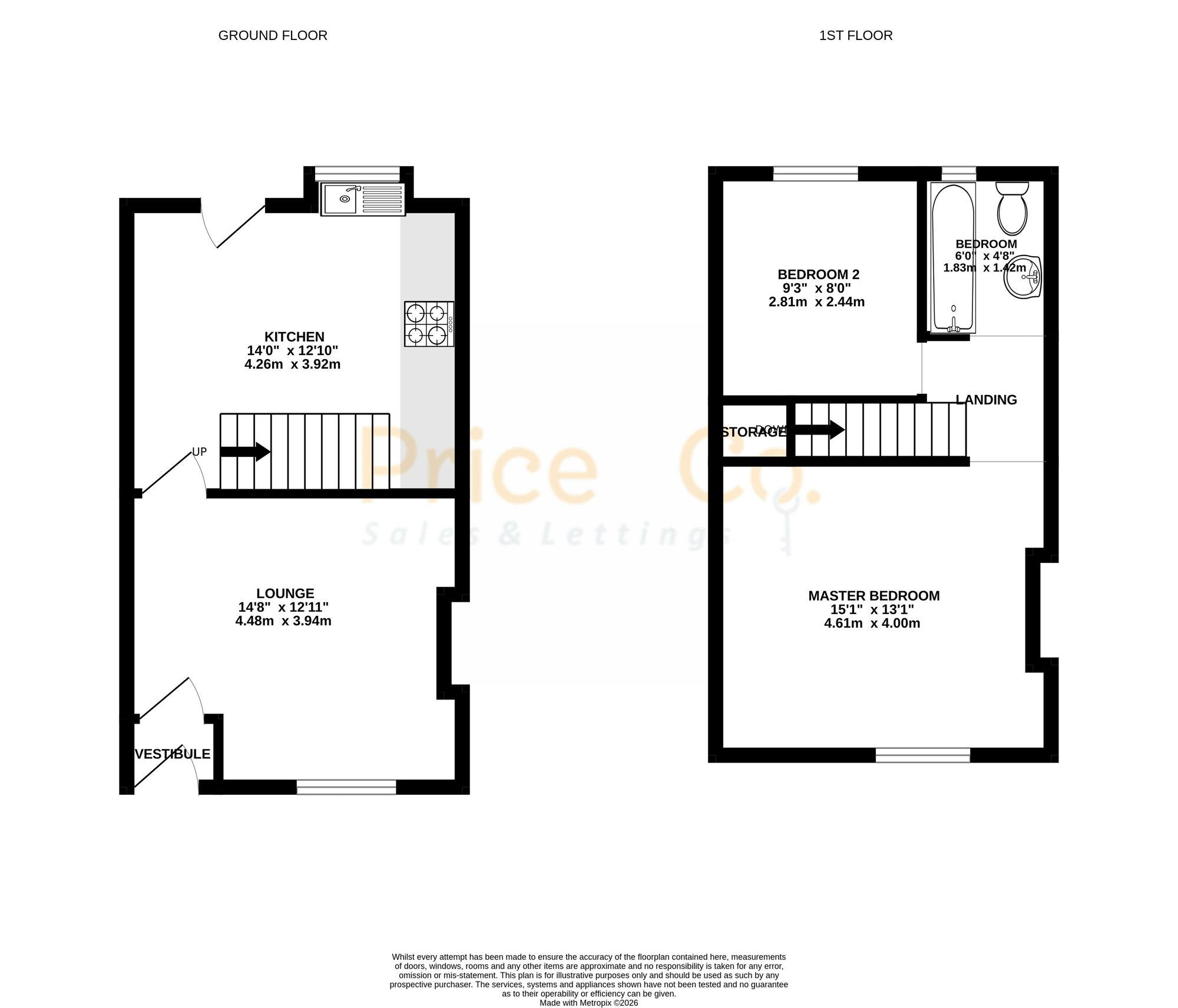 207 Longfield Road, Bolton floorplan