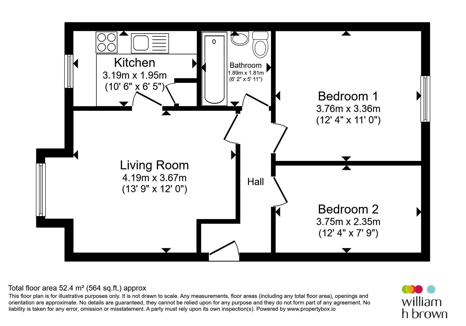 125, Oakstead Close, Ipswich floorplan