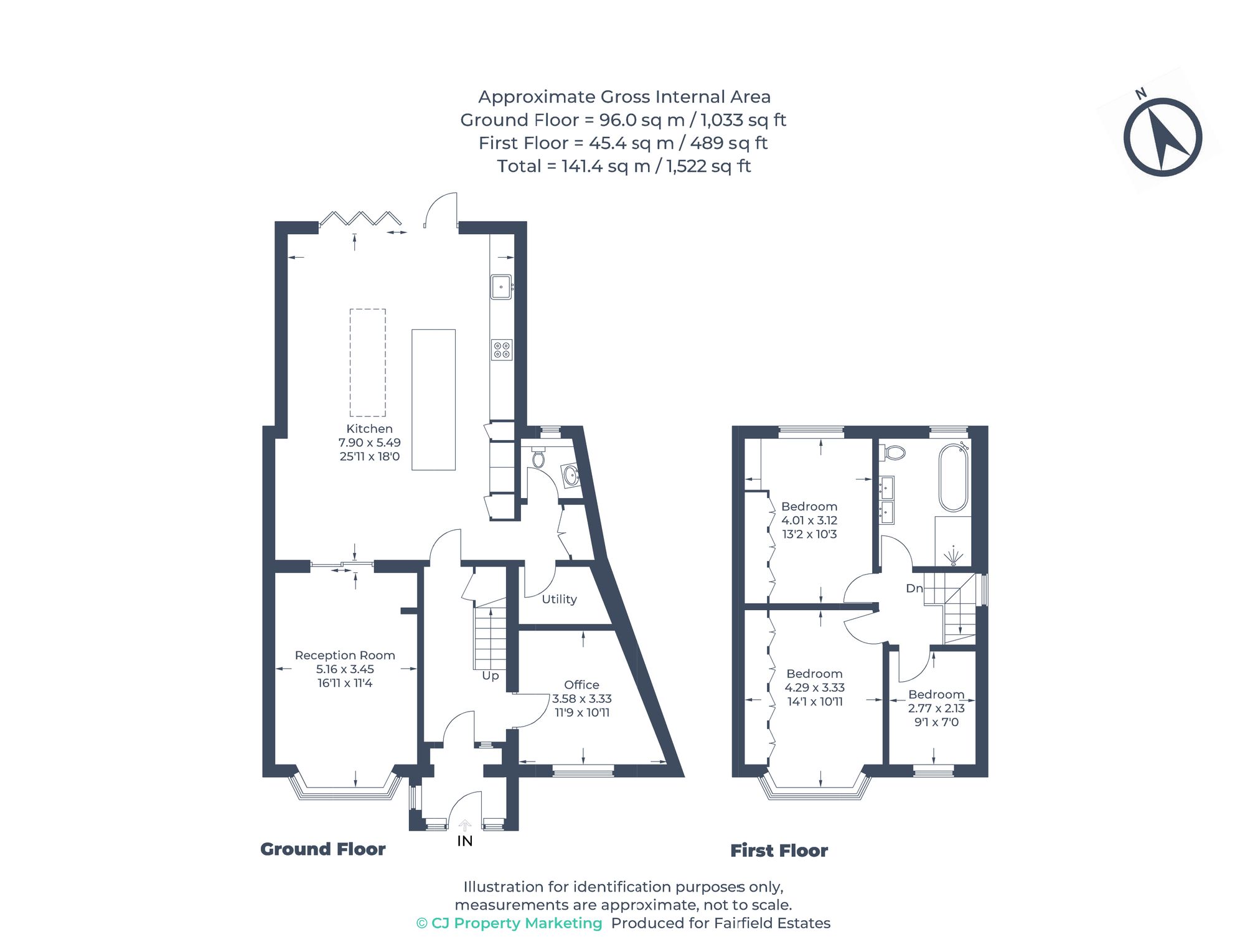 51 Westfield Avenue, Watford floorplan