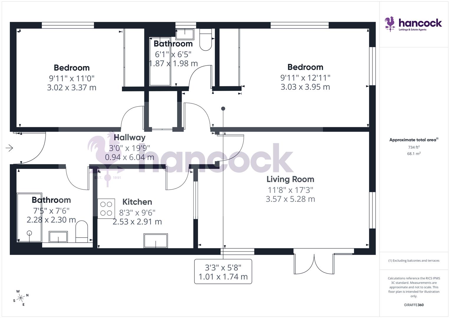 17, Tudor Close, Chichester floorplan