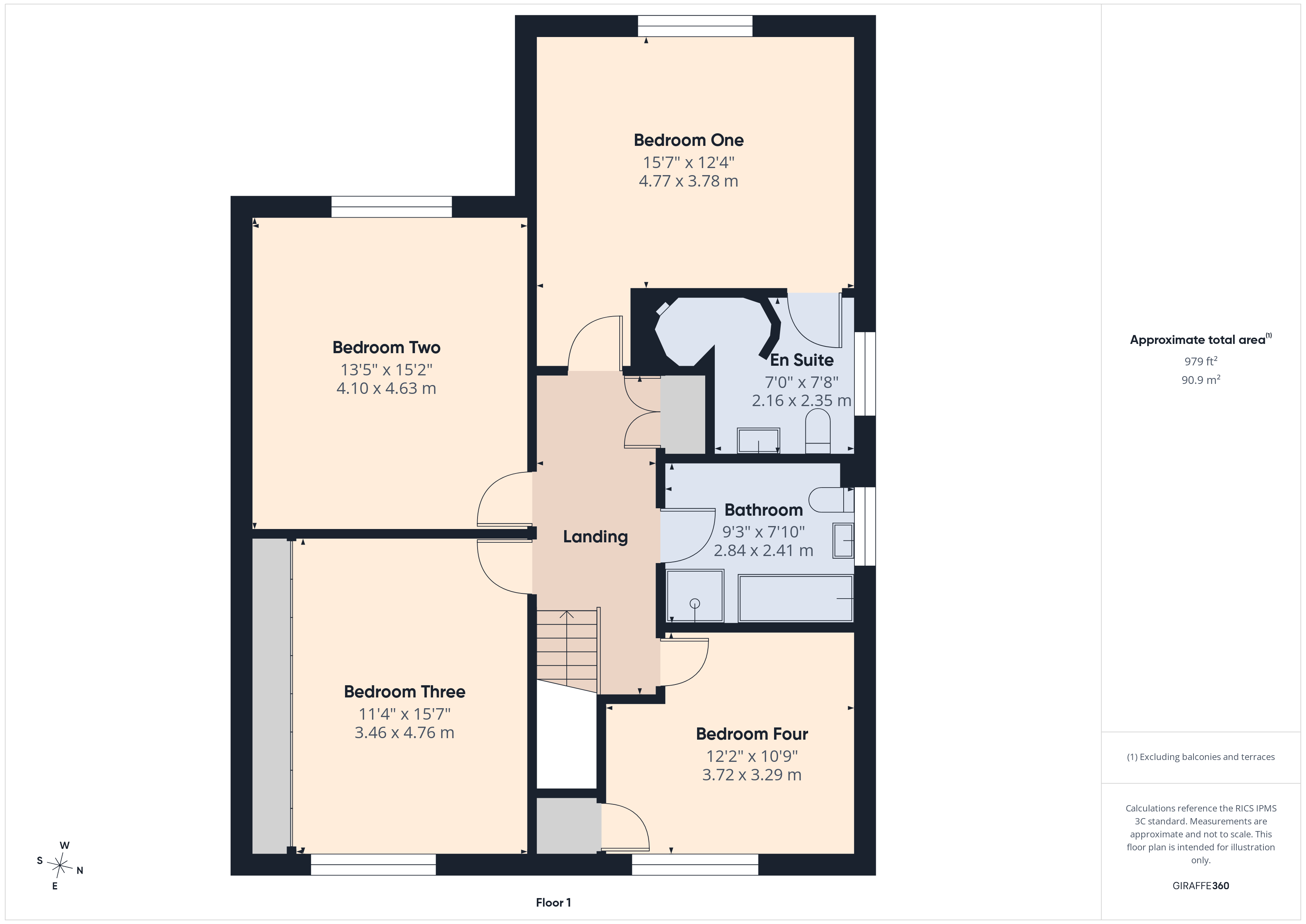 28, Hillside, Bridgwater floorplan