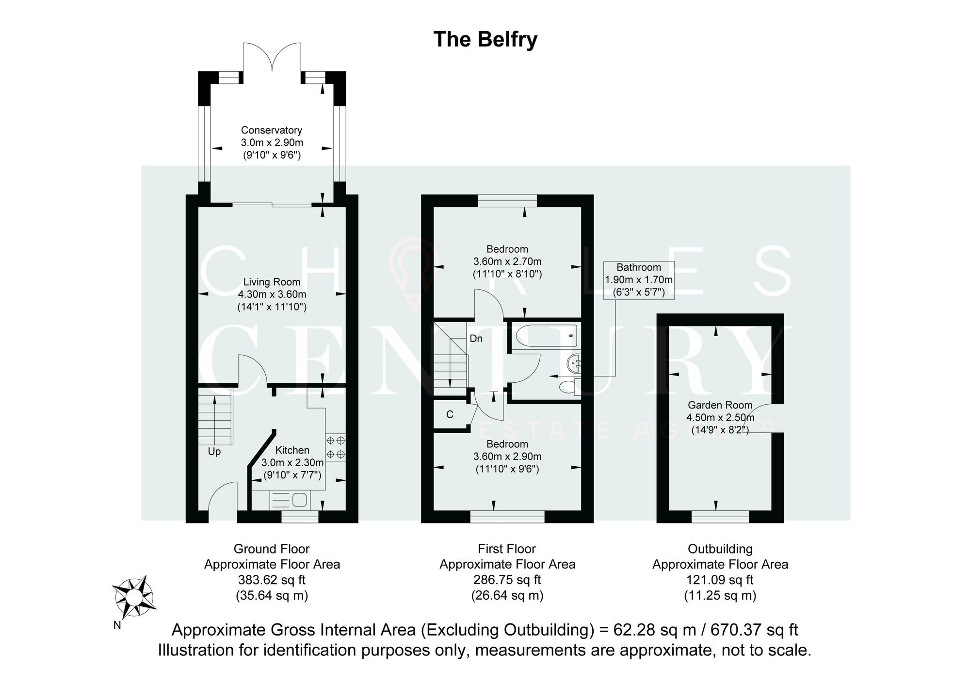 52 The Belfry, Hailsham floorplan