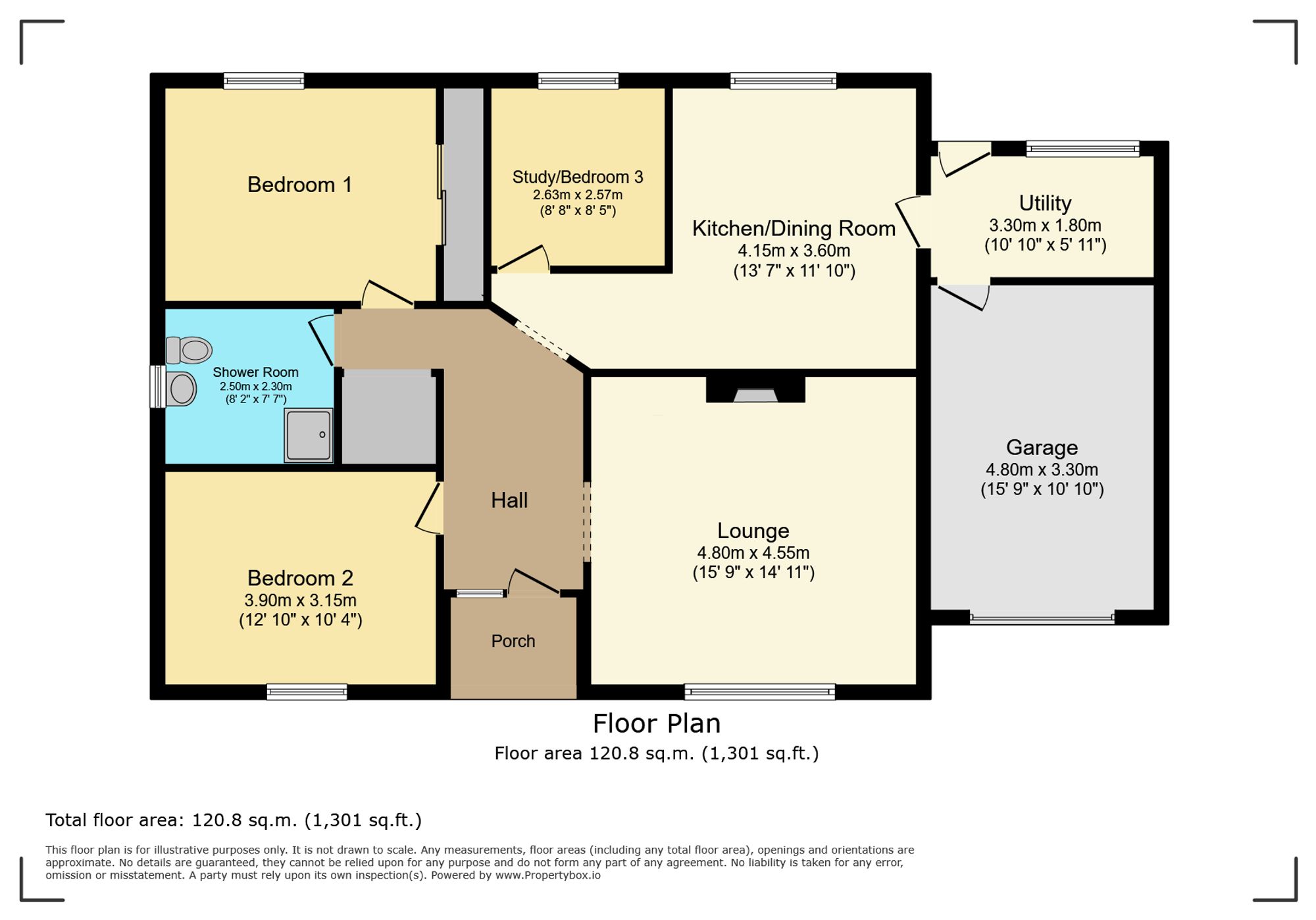 13 Riverside Park, Canonbie floorplan
