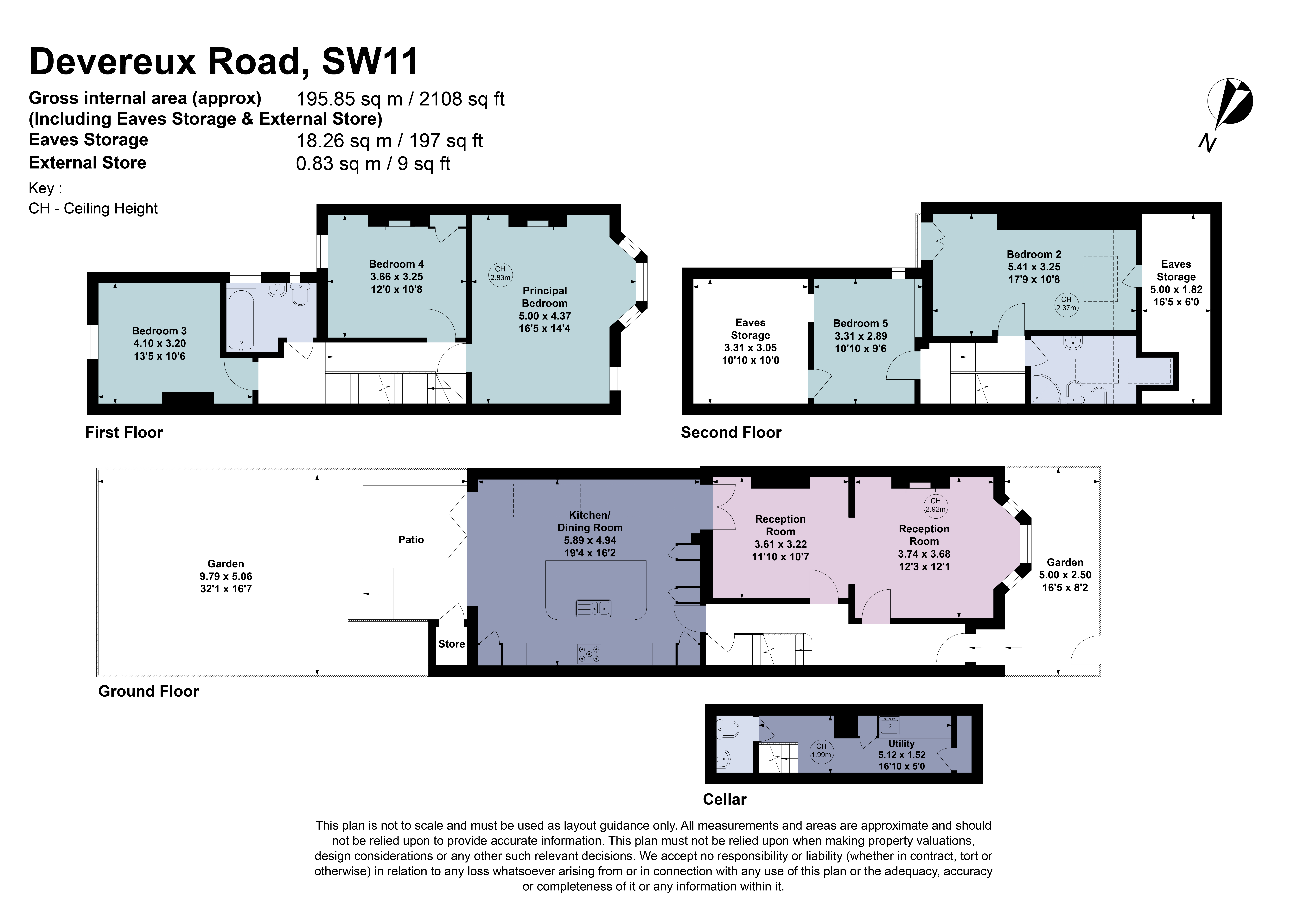 40, Devereux Road, London floorplan