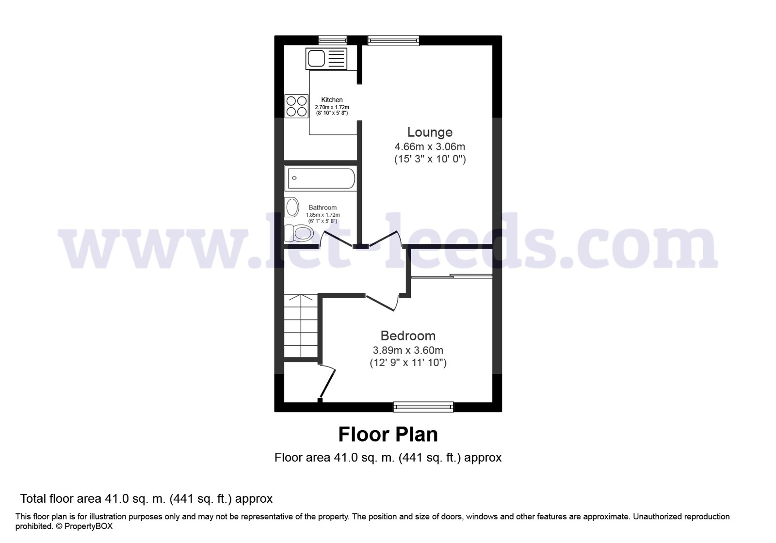 New Park Walk, Leeds floorplan