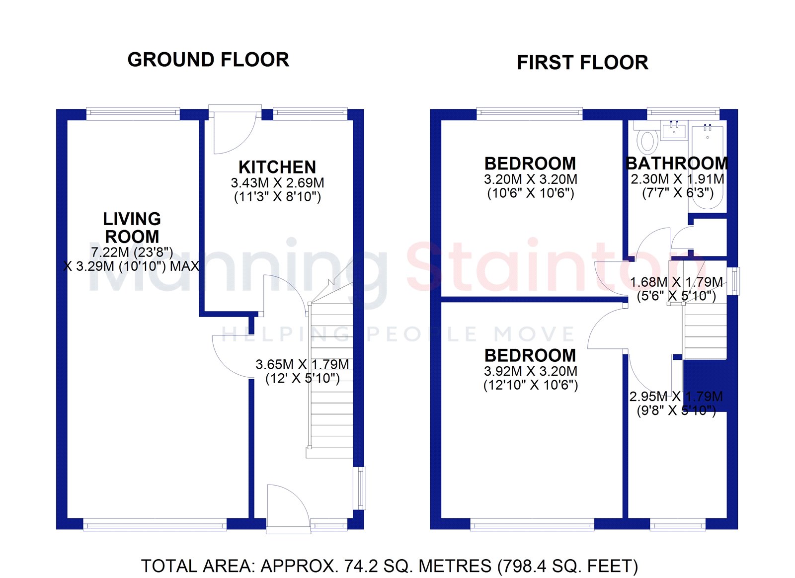 1, Holt Vale, Leeds floorplan