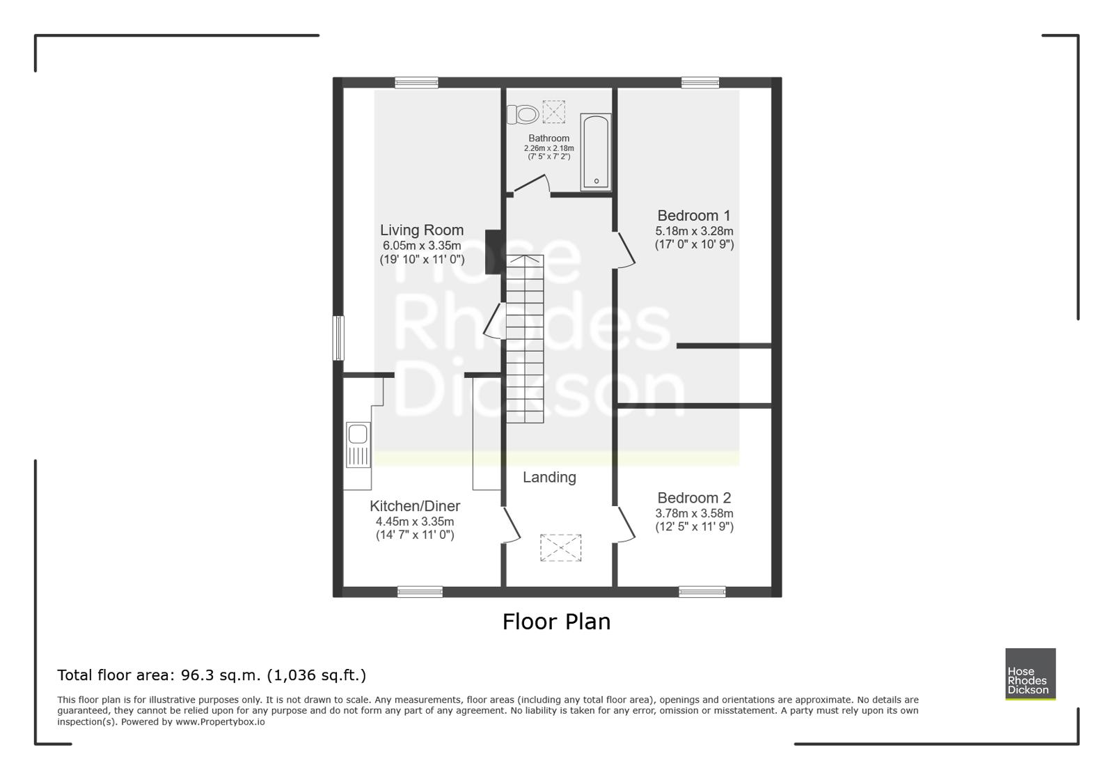 Flat 3,, Granville House, Weston Road floorplan