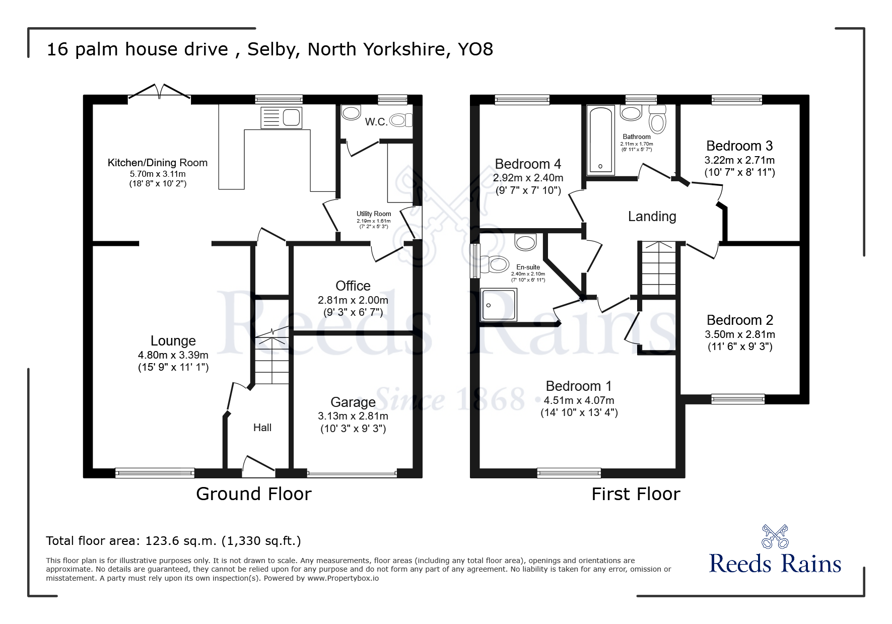 16, Palm House Drive, North Yorkshire floorplan
