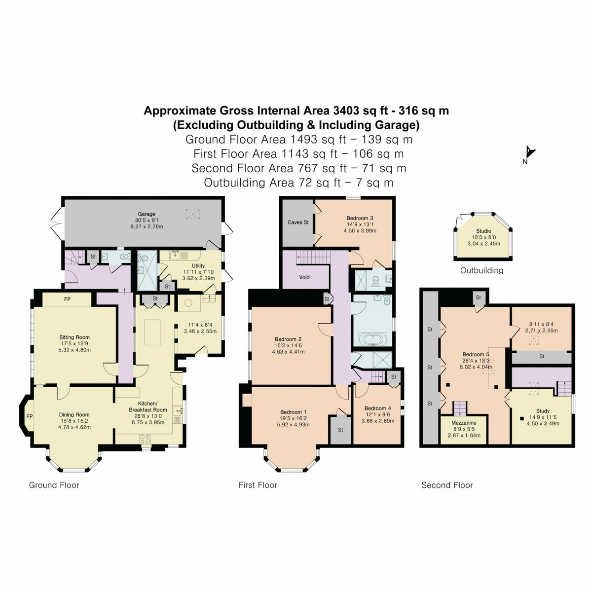 Brook Farm House, Jennings Lane, Harwell floorplan