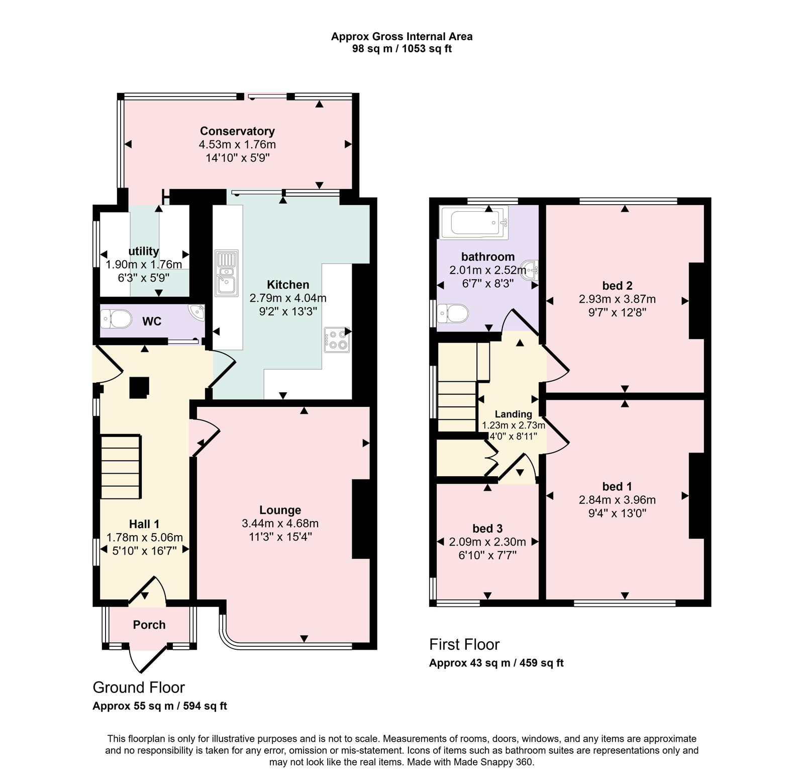 1, Howard Road, Plymouth floorplan