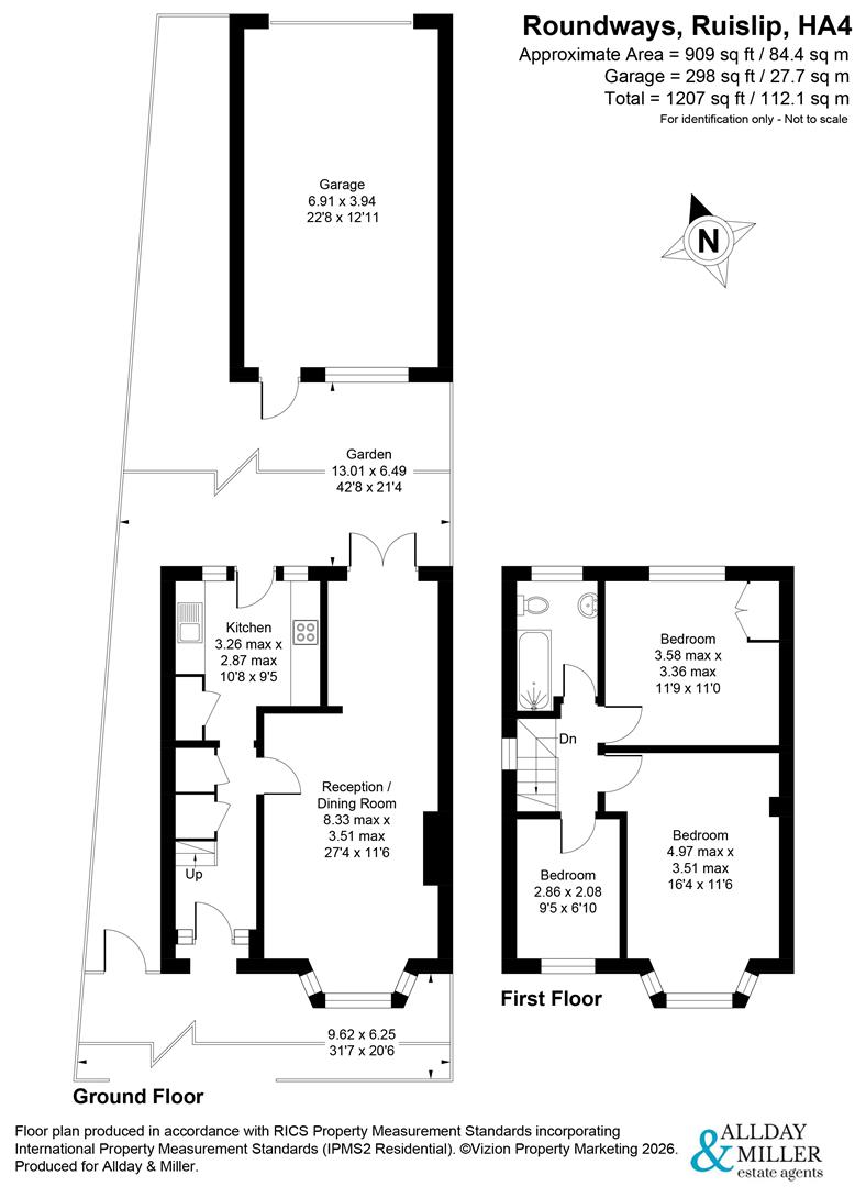 8, Roundways, Ruislip floorplan