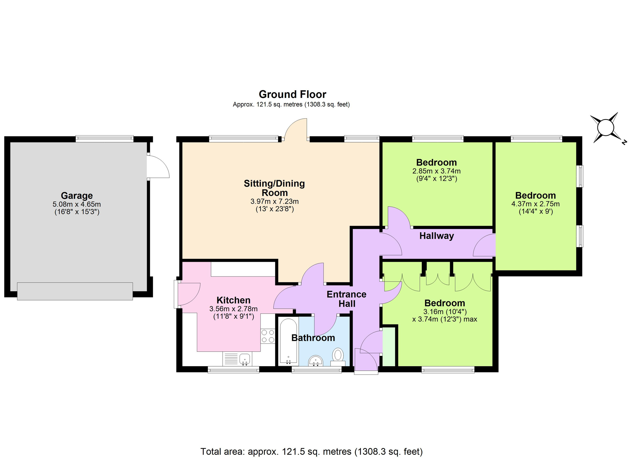 23 West View, Stowmarket floorplan