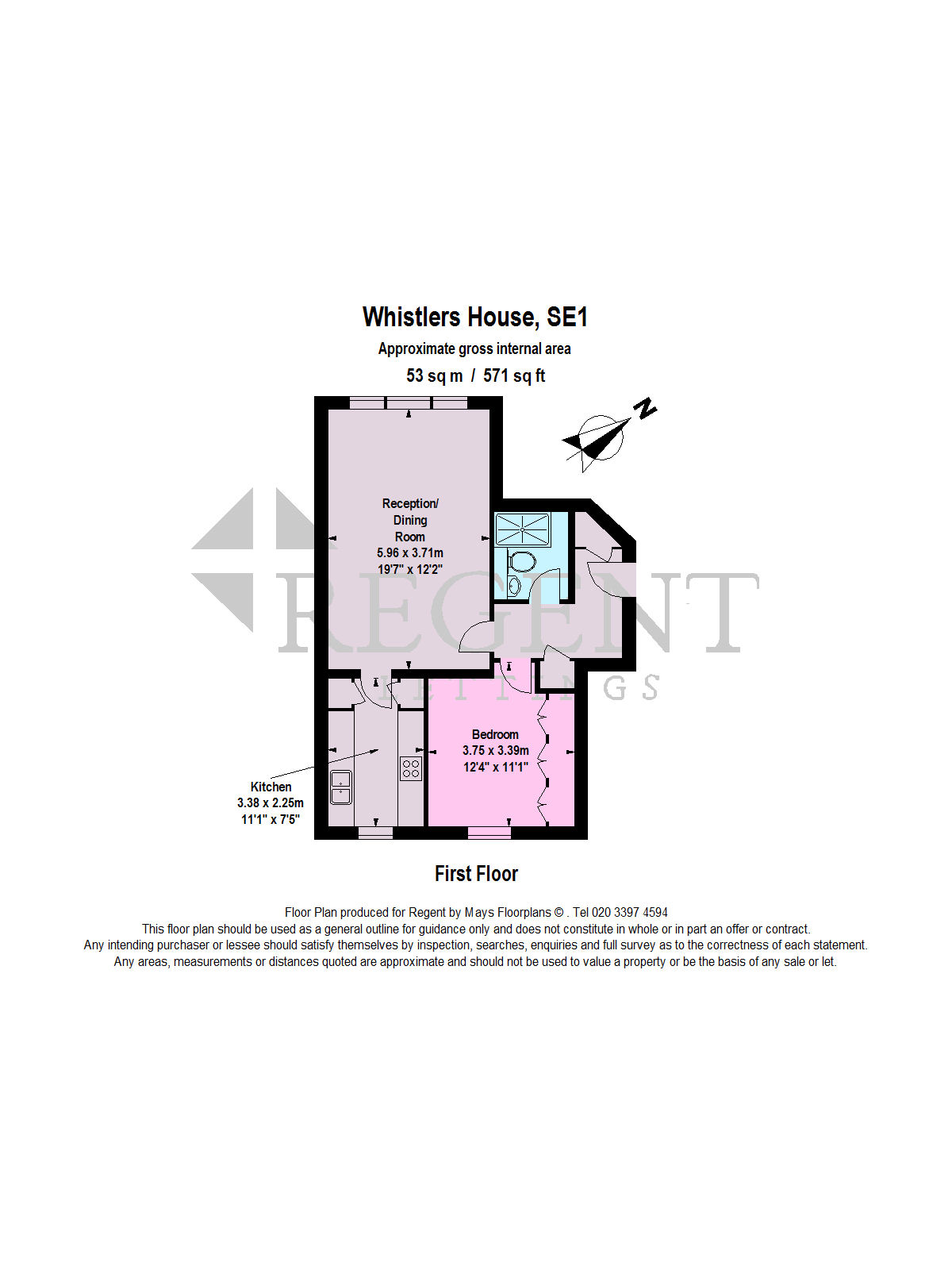 1 Bedrooms Flat to rent in Whitsters House, 61 Gainsford Street SE1