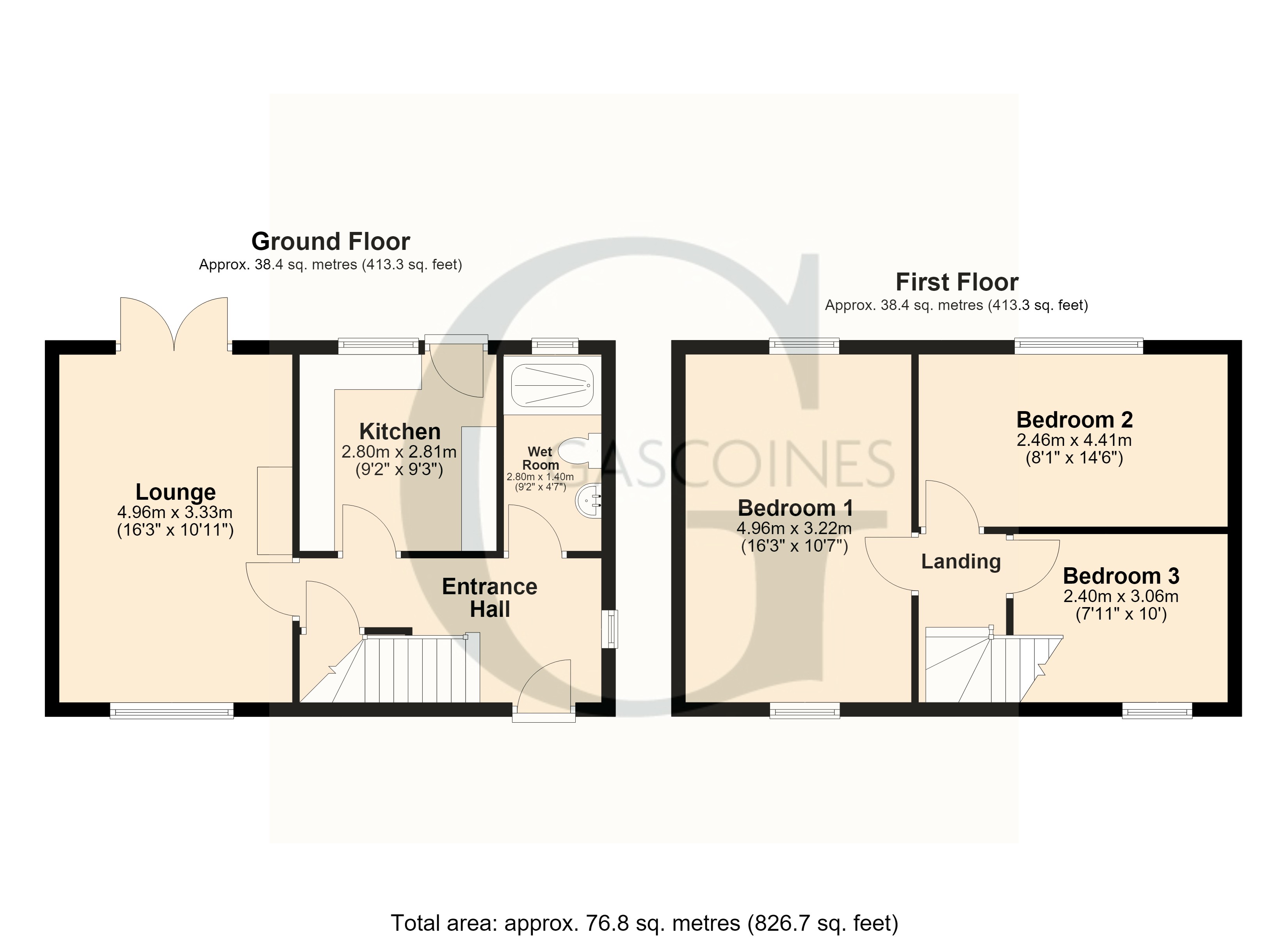70, The Woodlands, Mansfield floorplan