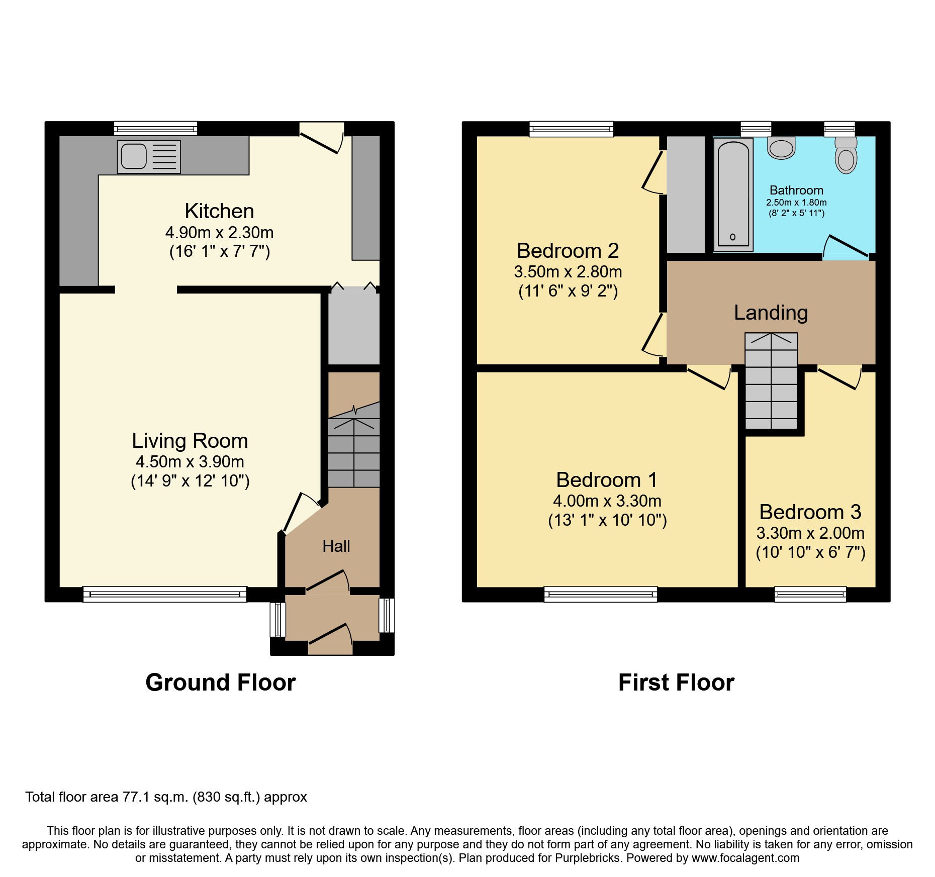 456, Poplars Avenue, Warrington floorplan
