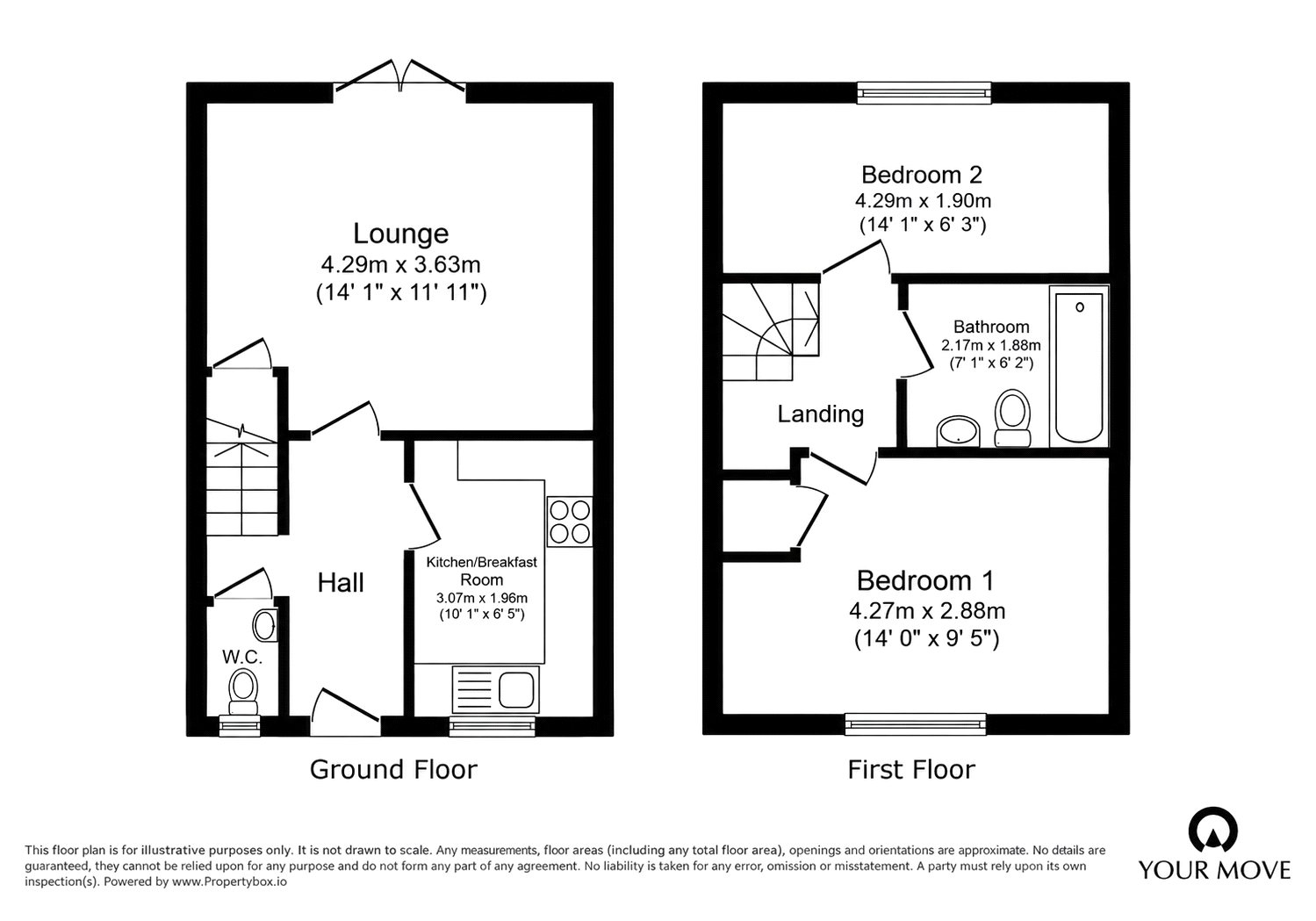 3, Oronsay Close, Leicestershire floorplan