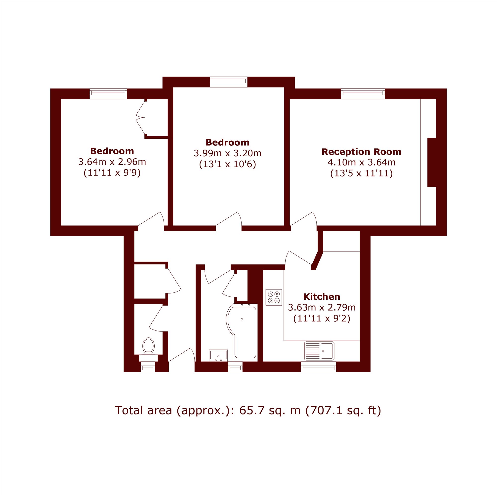 Fairlawn Court, London floorplan