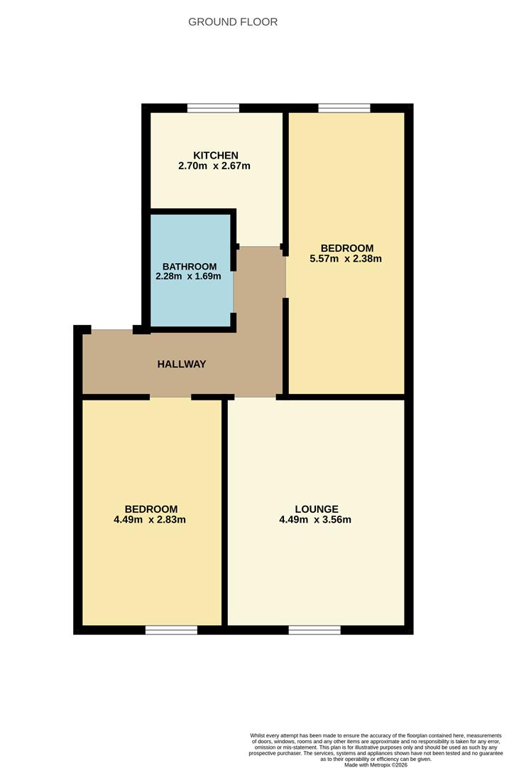 15C, Court Street, Dundee floorplan