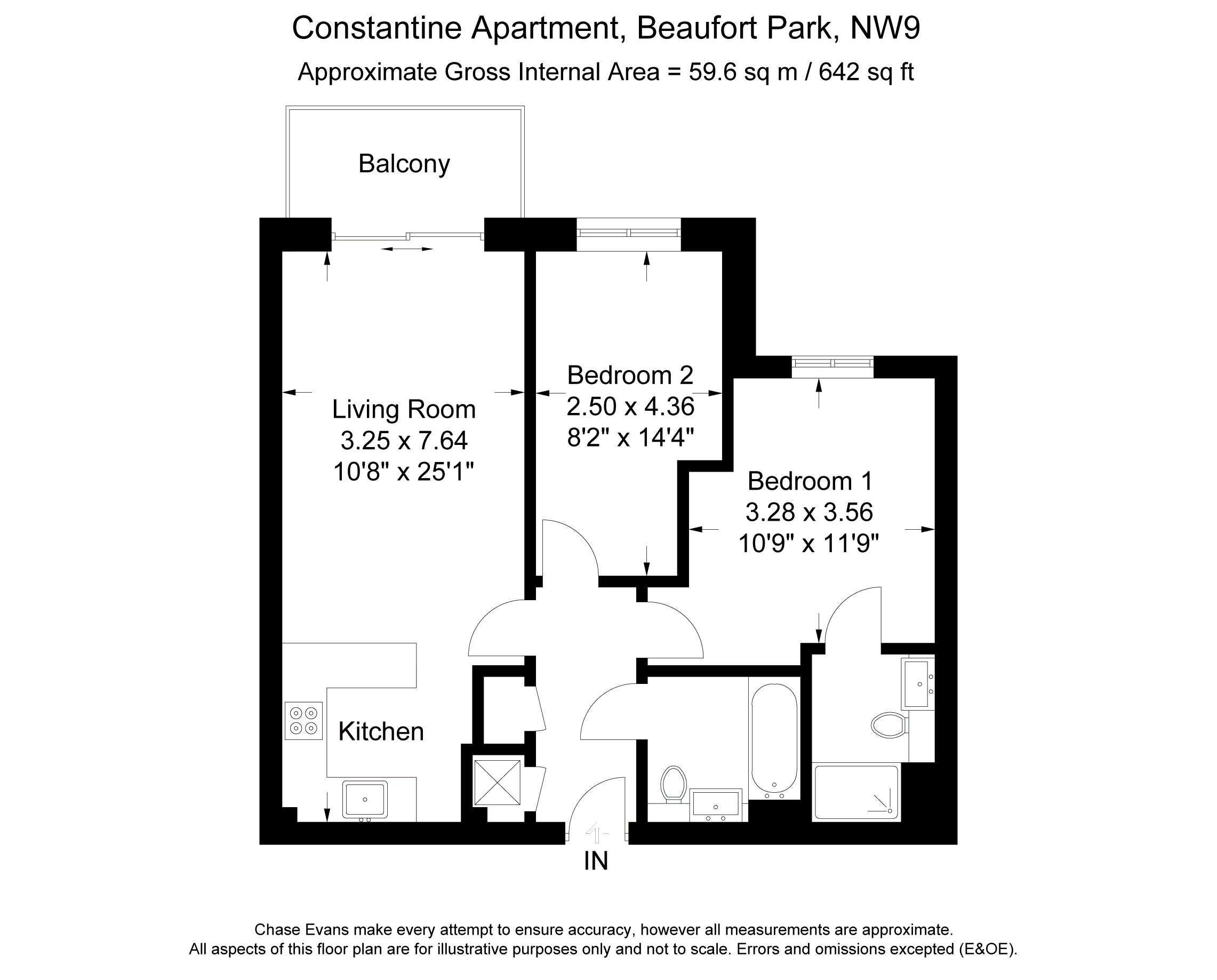 2 Bedrooms Flat to rent in Constantine House, Beaufort Park, Colindale NW9