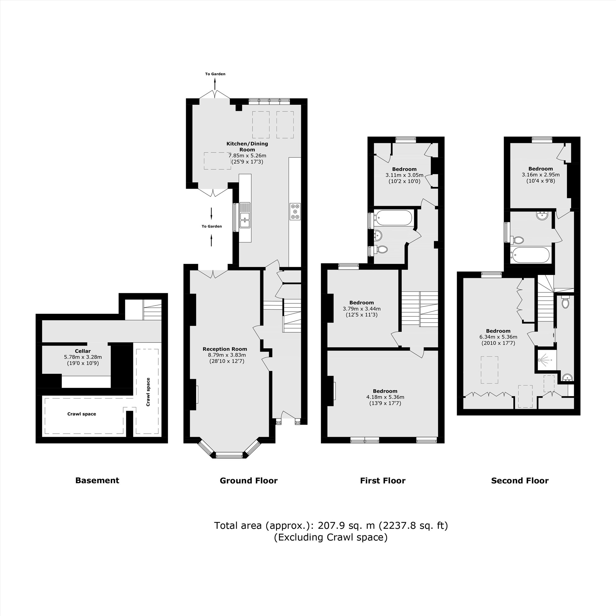 10, Sugden Road, London floorplan
