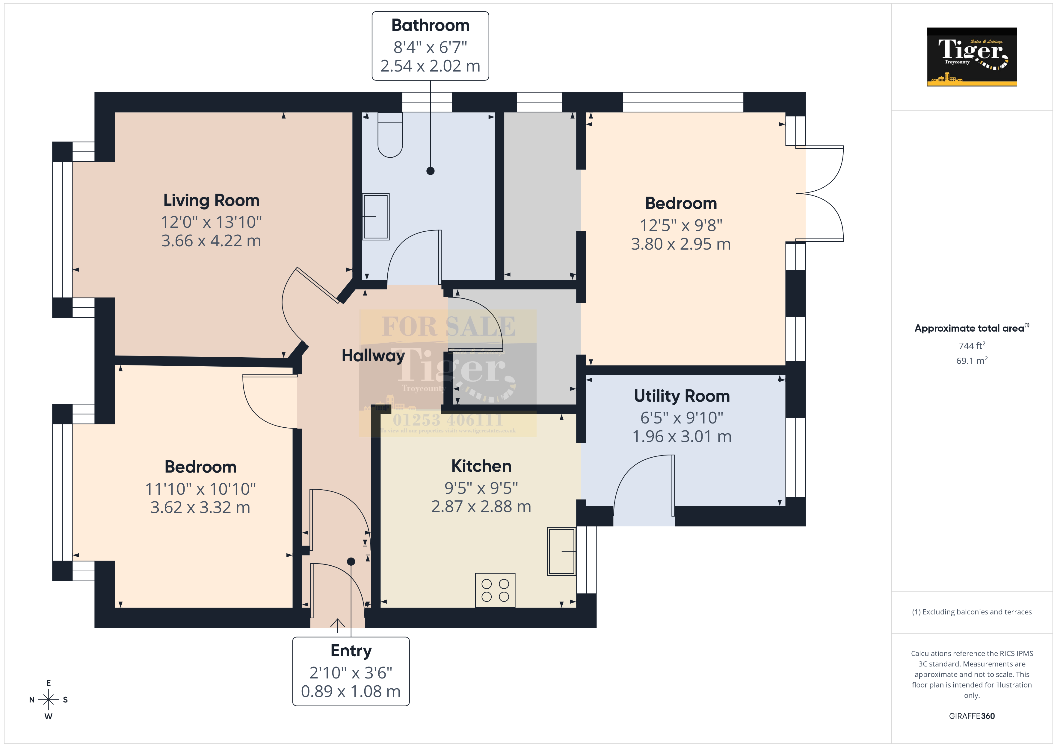 42, Hemingway, Blackpool floorplan