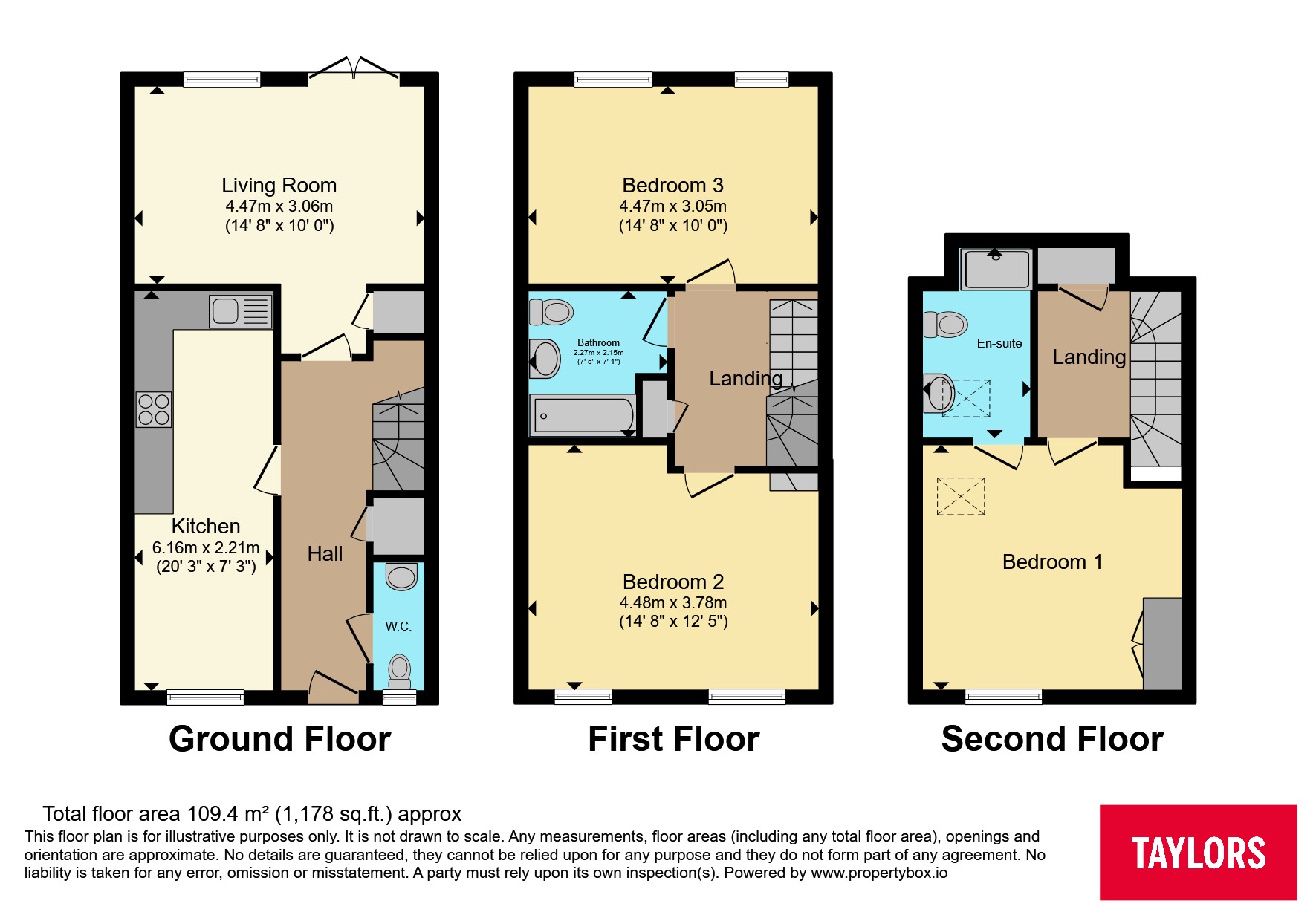 57, Clifton Close, Oxfordshire floorplan