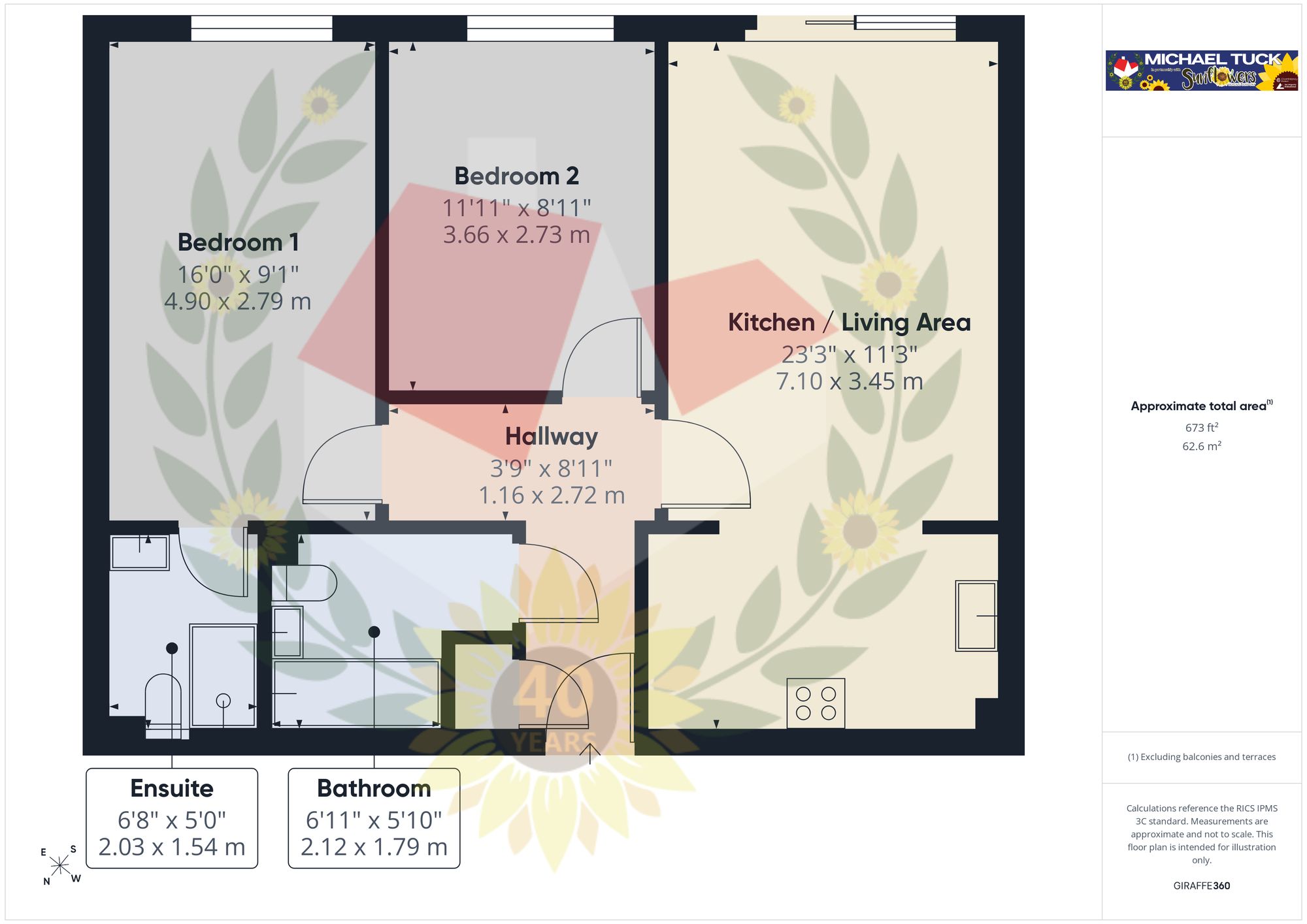 11 Belgrave House Whittle Way, Gloucester floorplan