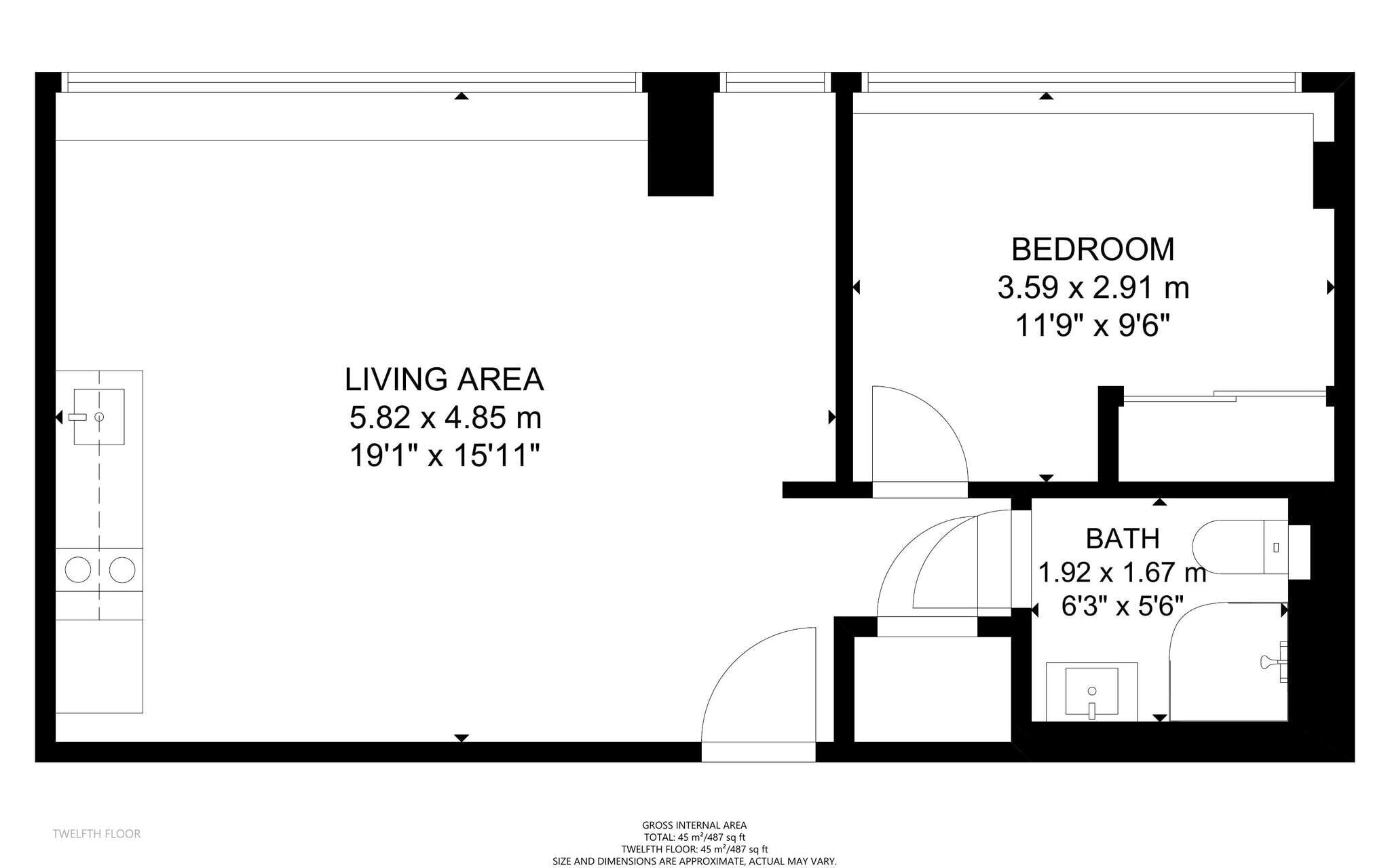 Olympic Way, Wembley floorplan
