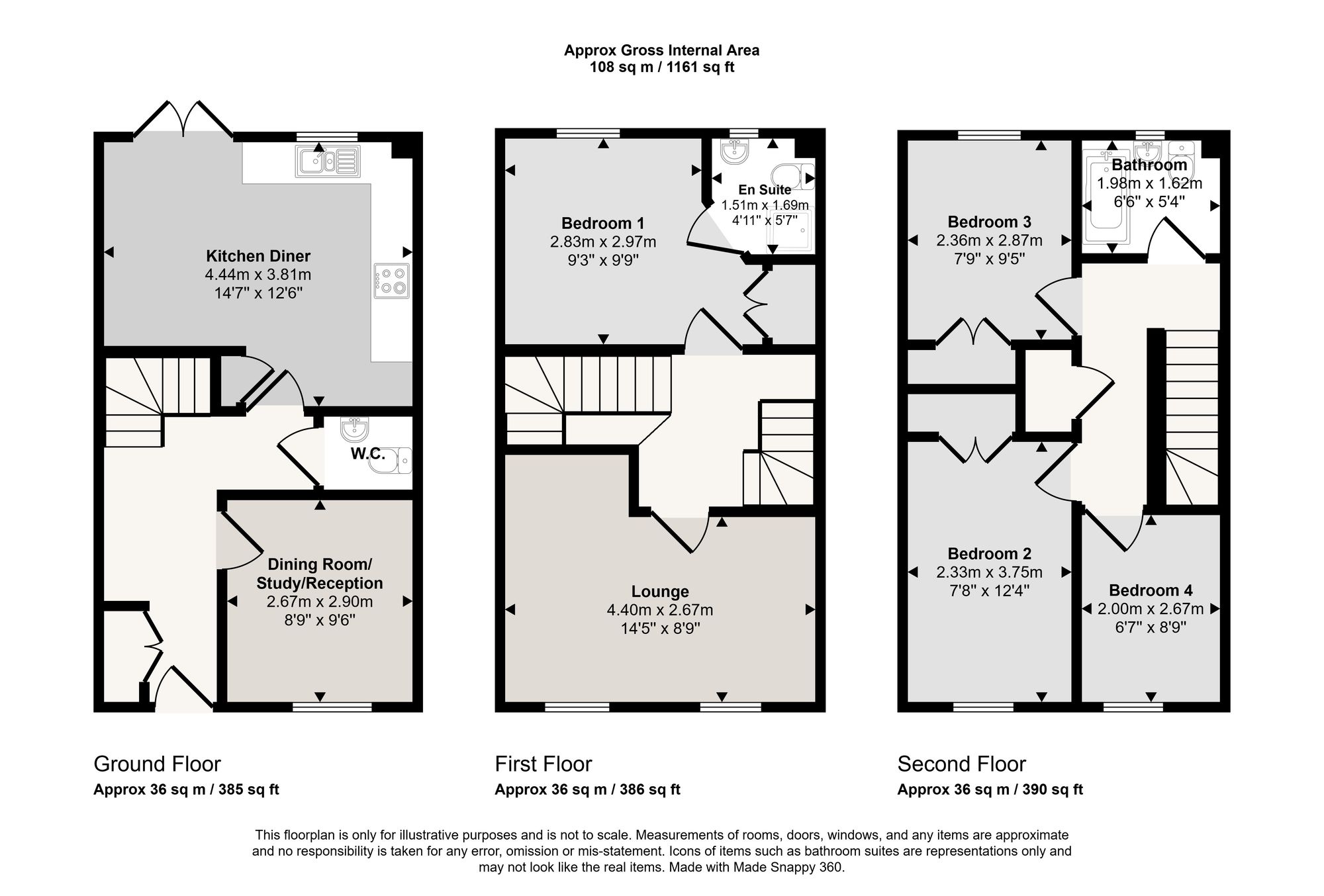 41 Lorna Way, Manchester floorplan