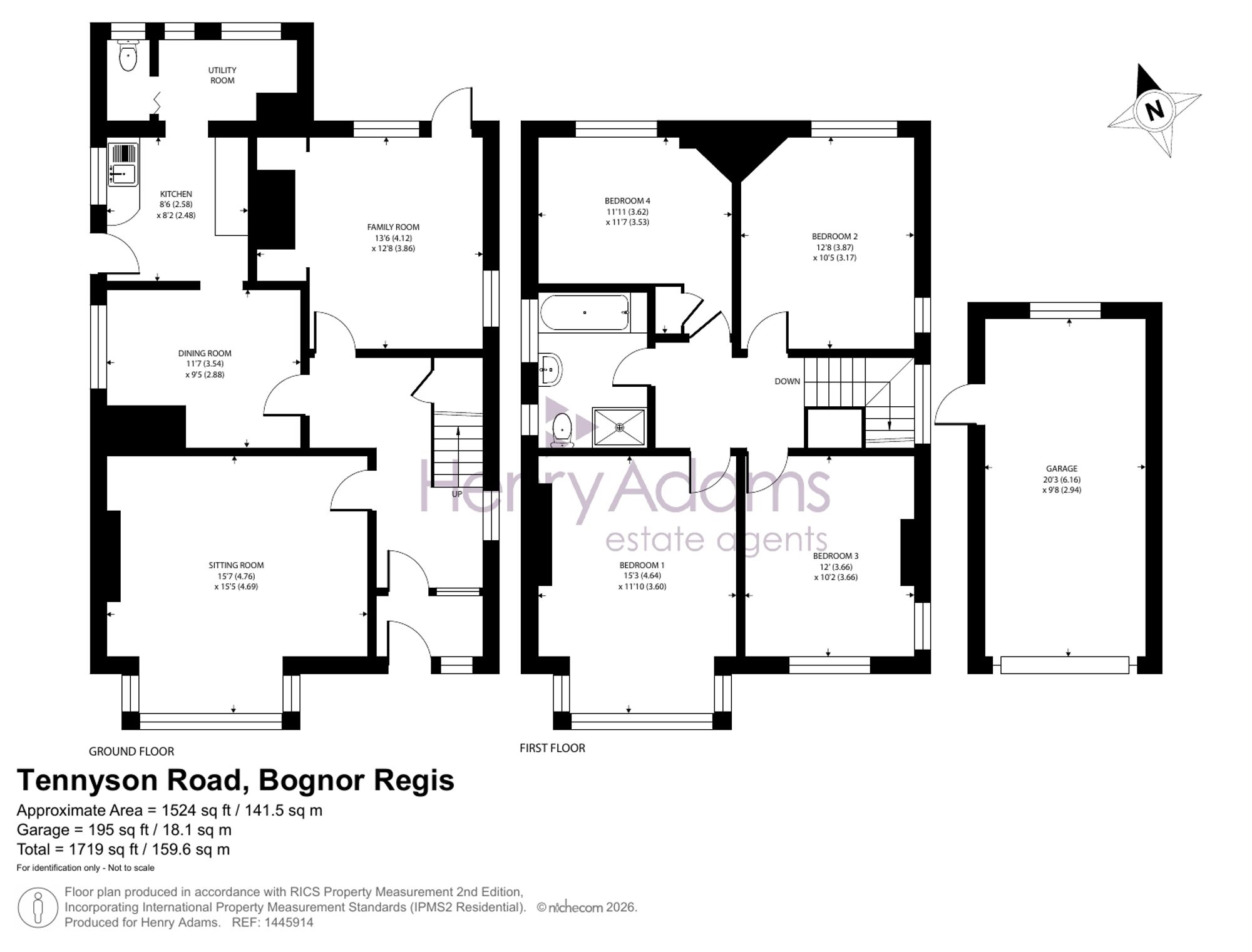 24 Tennyson Road, Bognor Regis floorplan