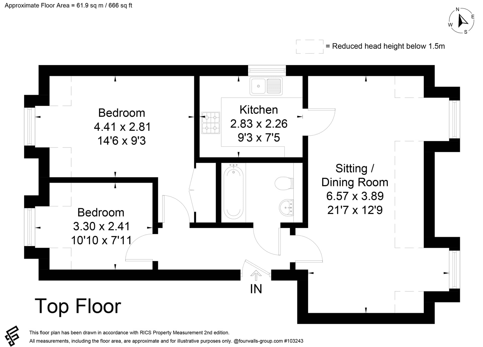 39, Brittain Lane, Warwick floorplan
