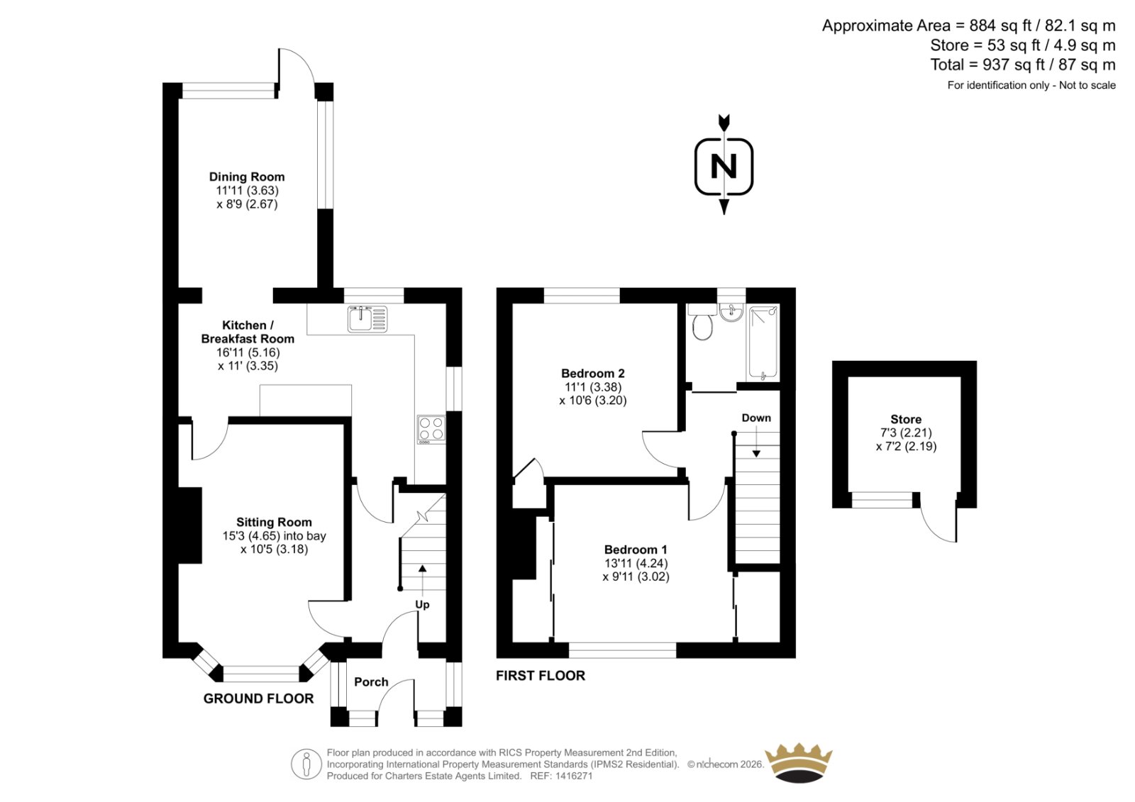 86, Almondsbury Road, Hampshire floorplan