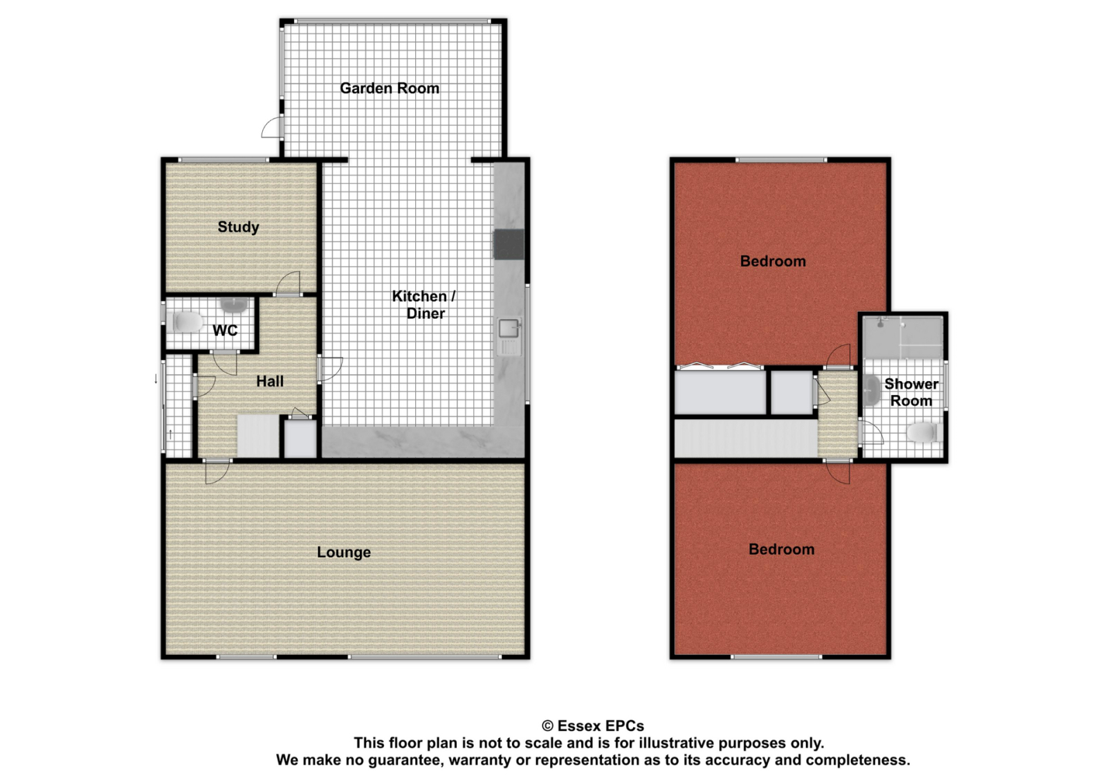 1 Oakwood Gardens, West Mersea, Colchester floorplan