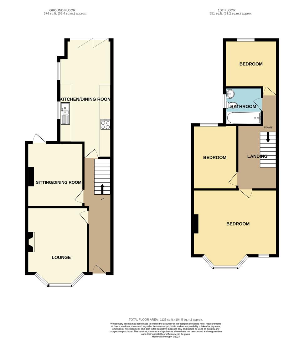 48, Harrowdene Road, Bristol floorplan