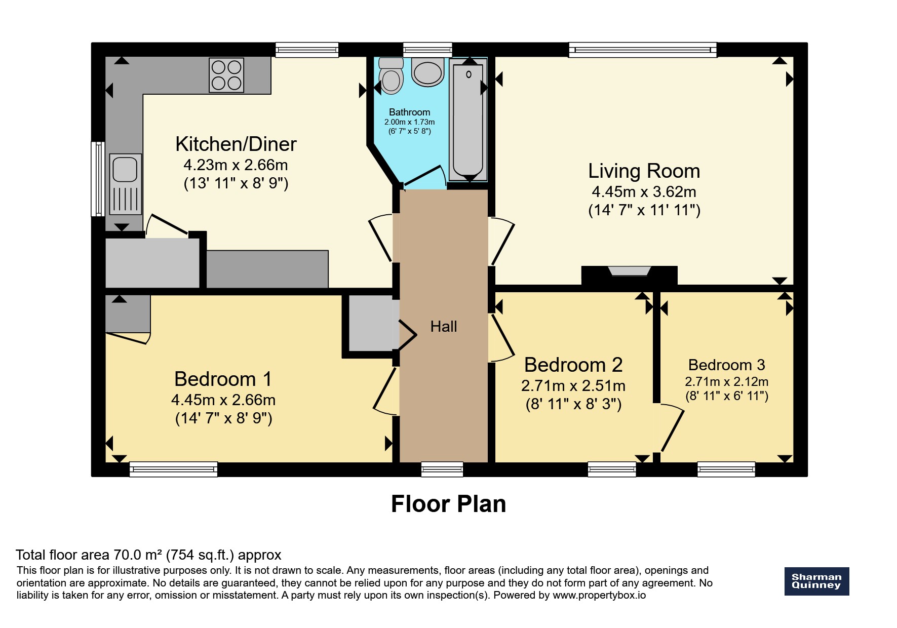 107, Macaulay Avenue, Cambridge floorplan