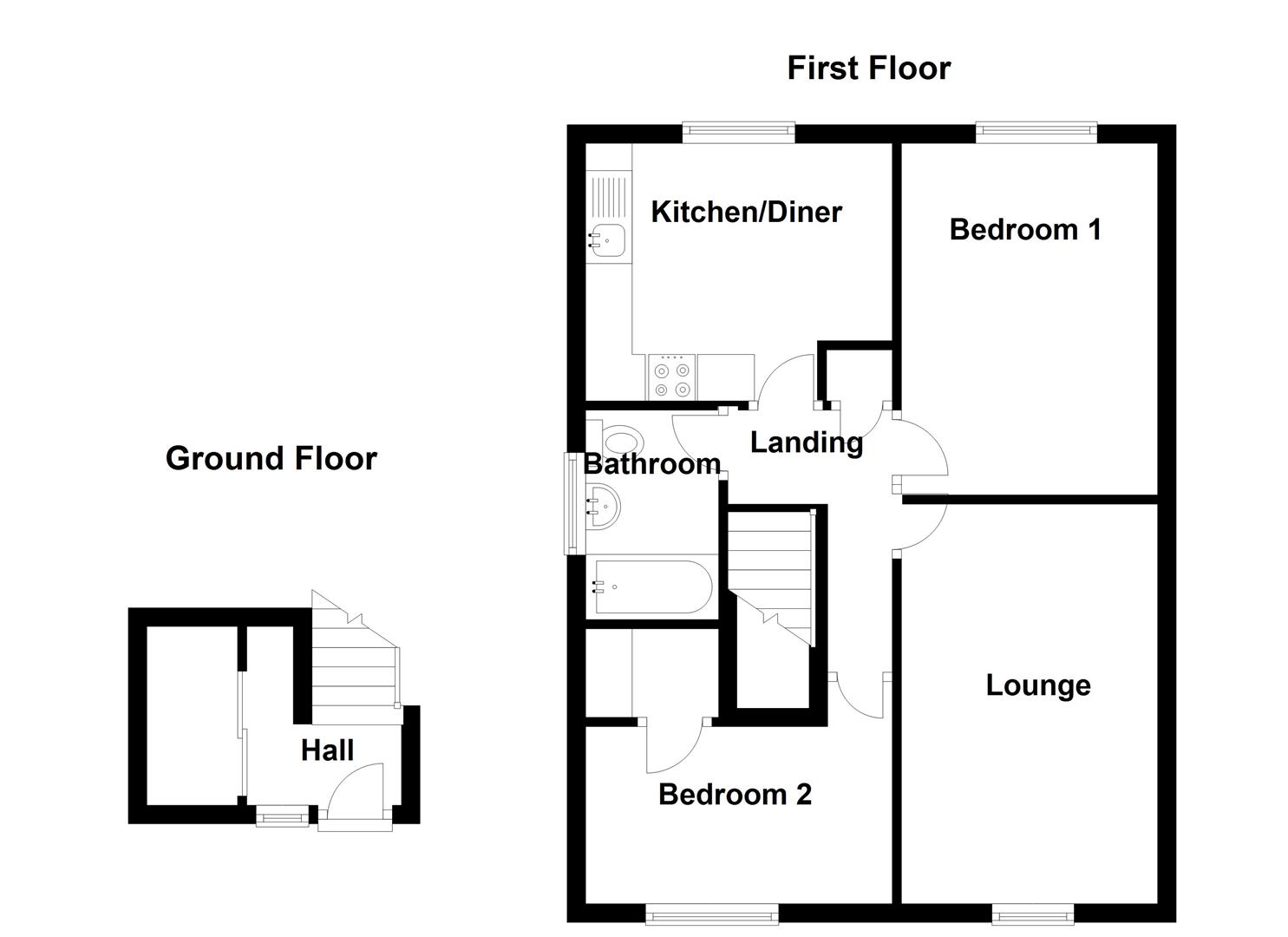 2 Bedrooms Maisonette for sale in Thomas Cook Close, Melbourne, Derby DE73