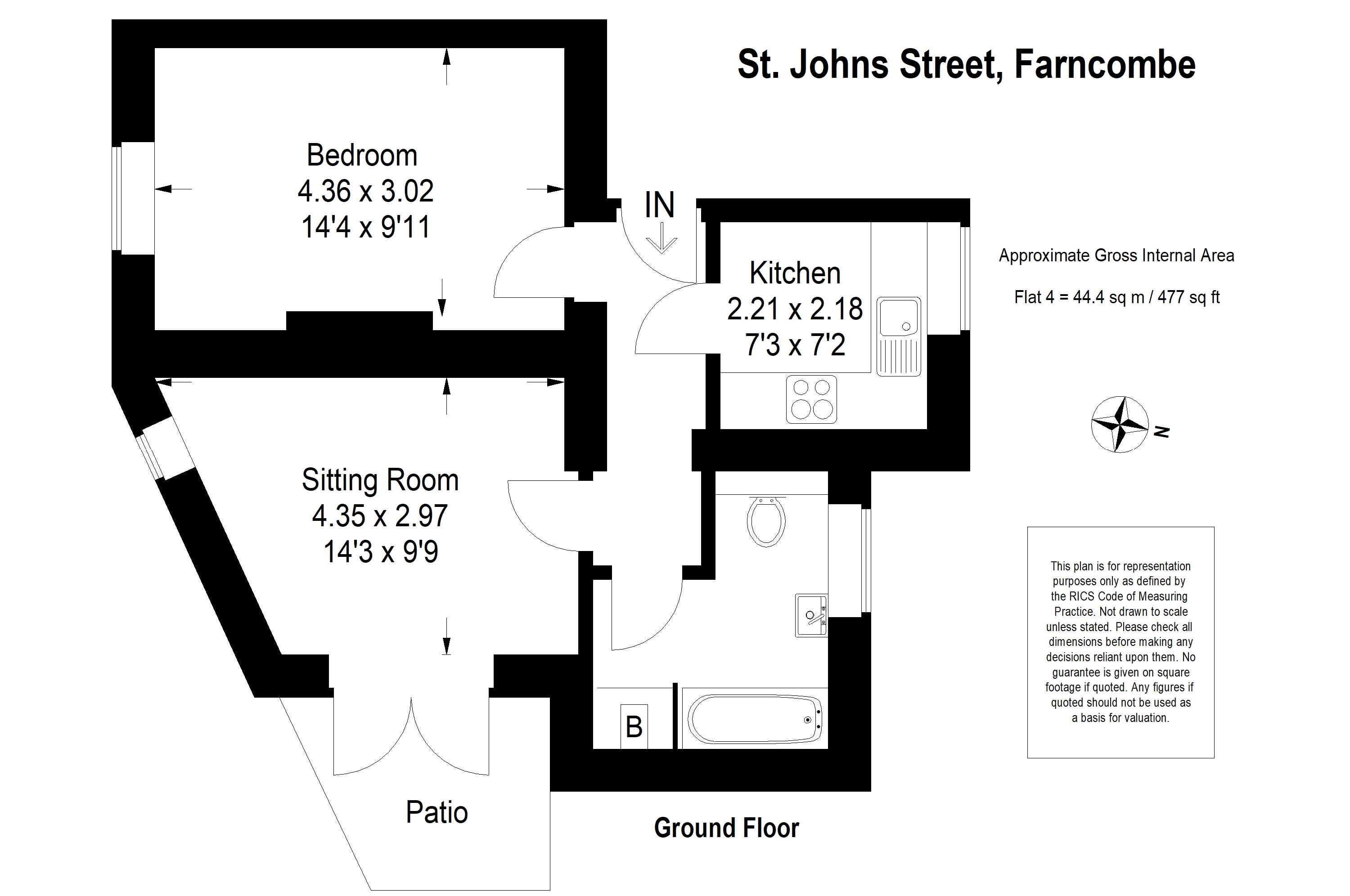 The Freeholders, 4, St. Johns Street, Surrey floorplan