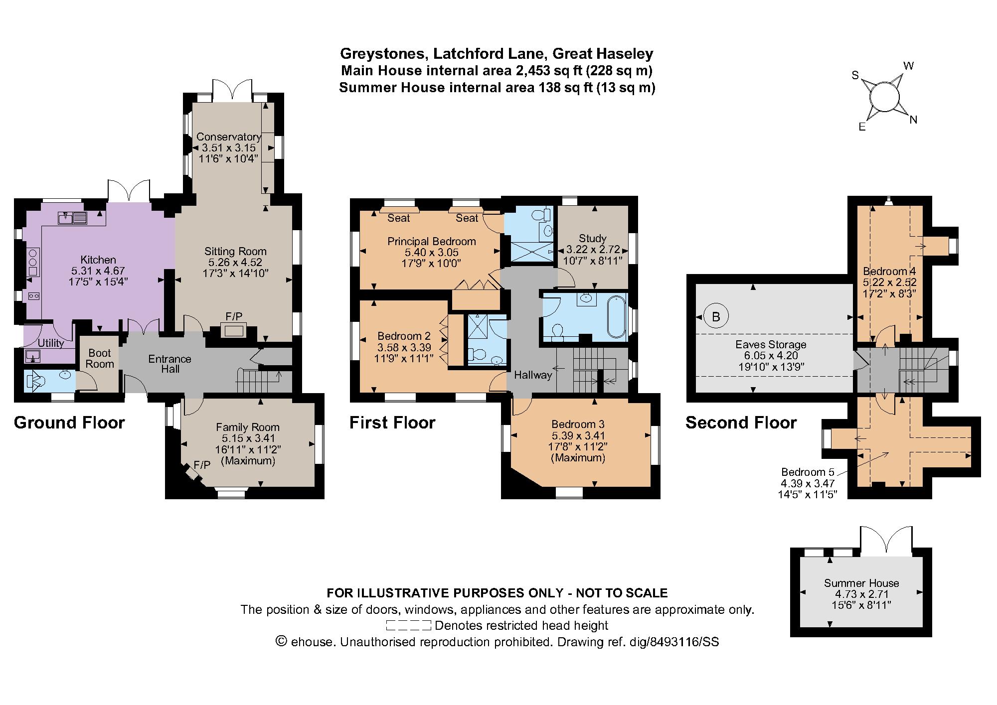 Latchford Lane, Great Haseley, Oxford OX44, 5 bedroom detached house