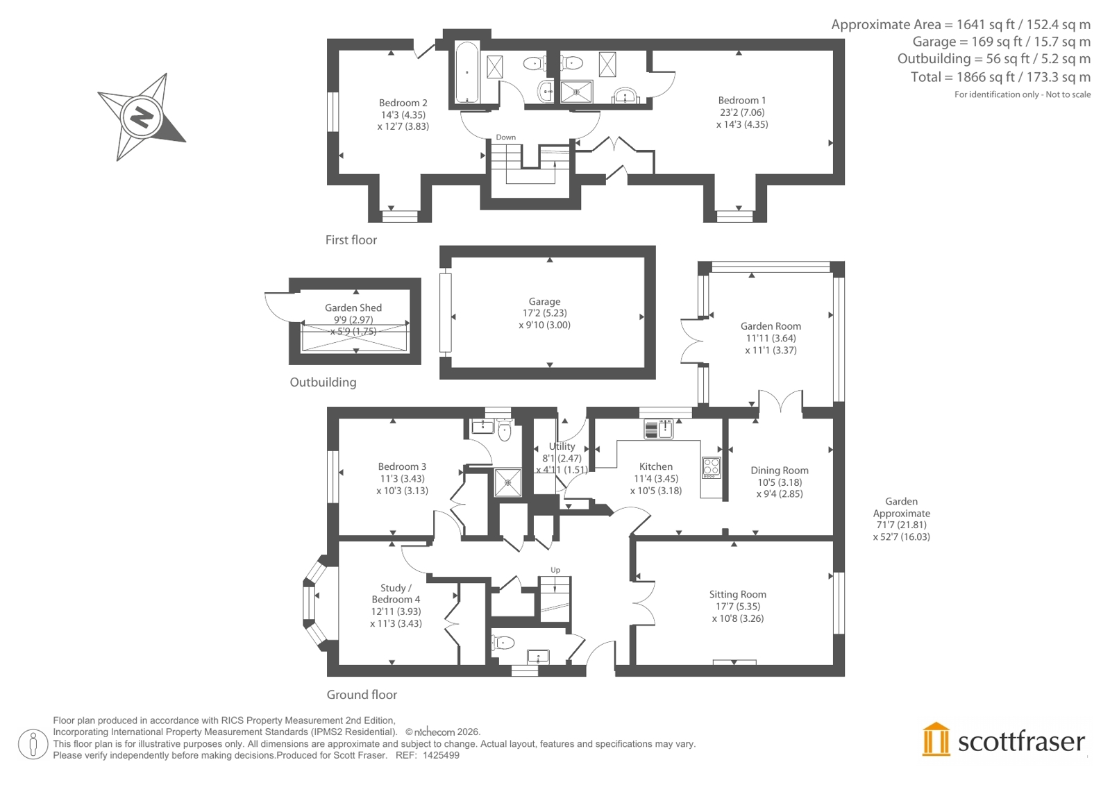 18, Wychwood Close, Oxfordshire floorplan