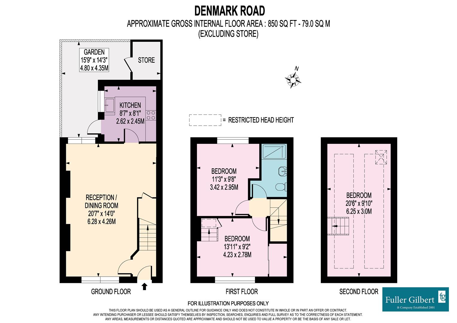 54, Denmark Road, Wimbledon floorplan