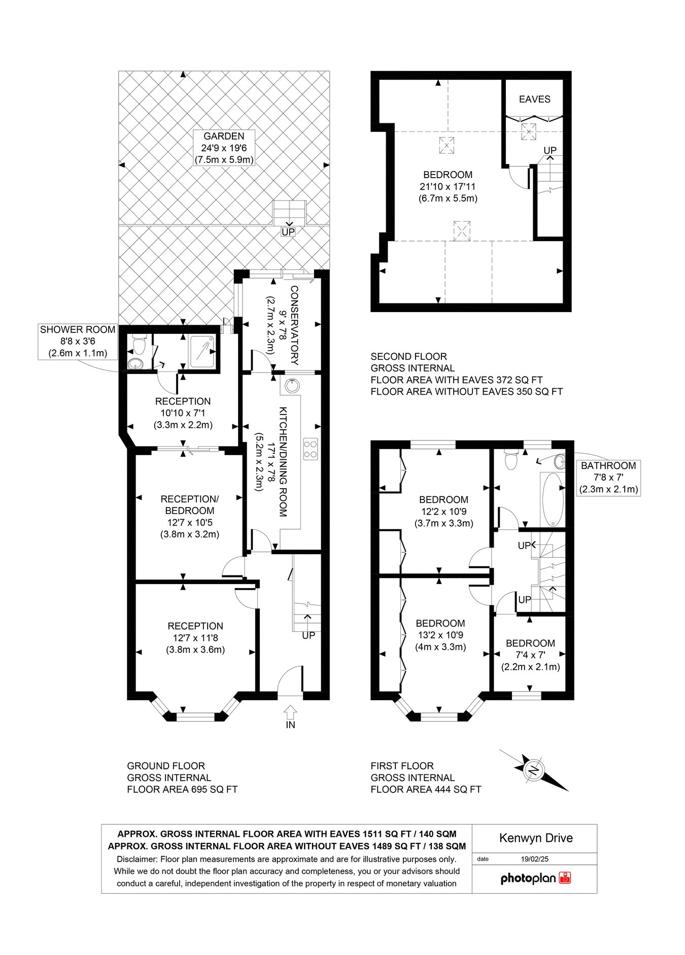 25, Kenwyn Drive, London floorplan