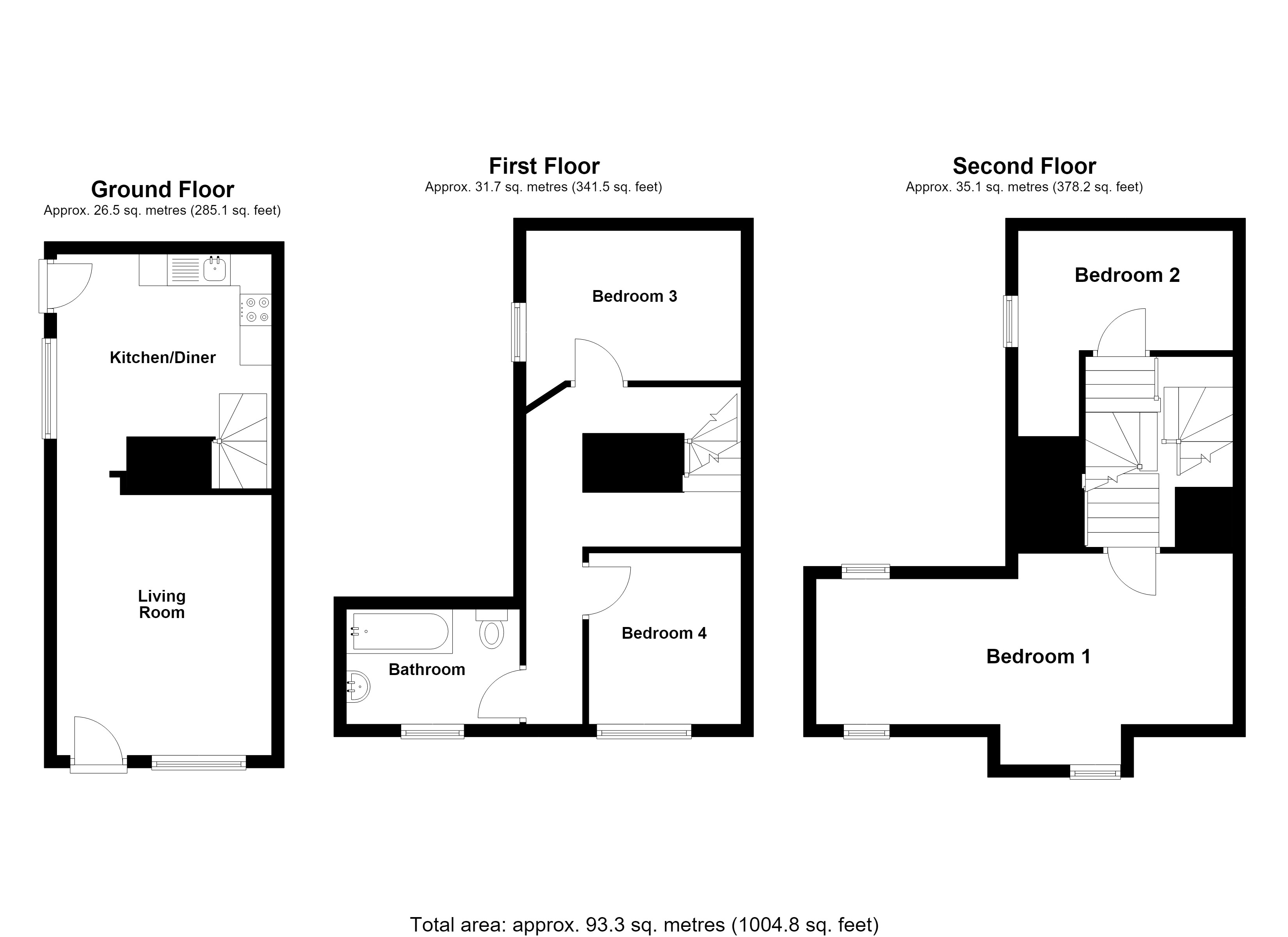 94, Union Street, Maidstone floorplan