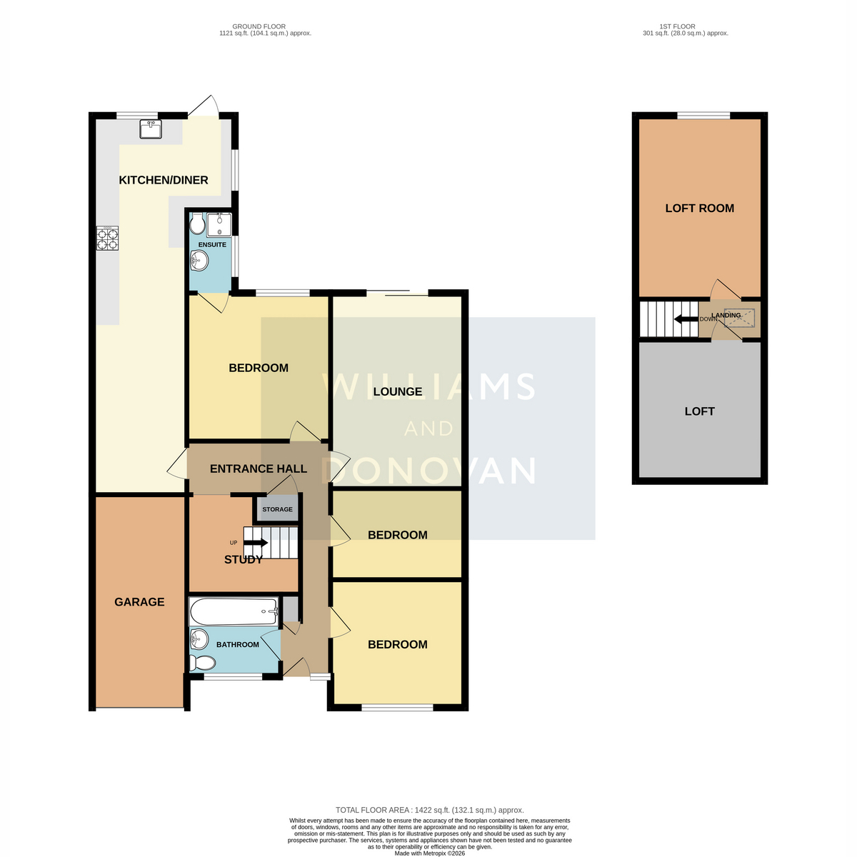 6, Warwick Close, Benfleet floorplan