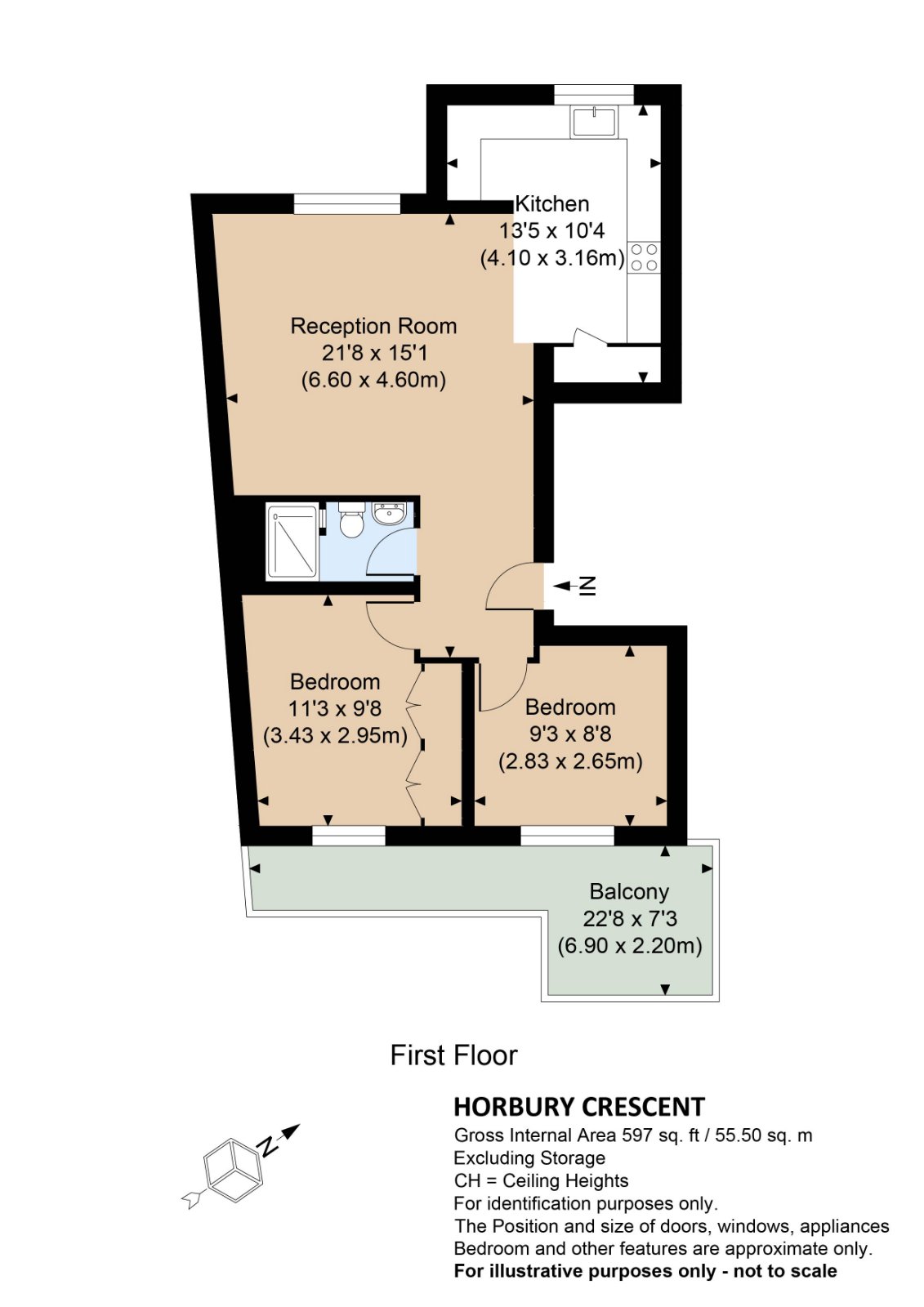Horbury Crescent, Notting Hill floorplan