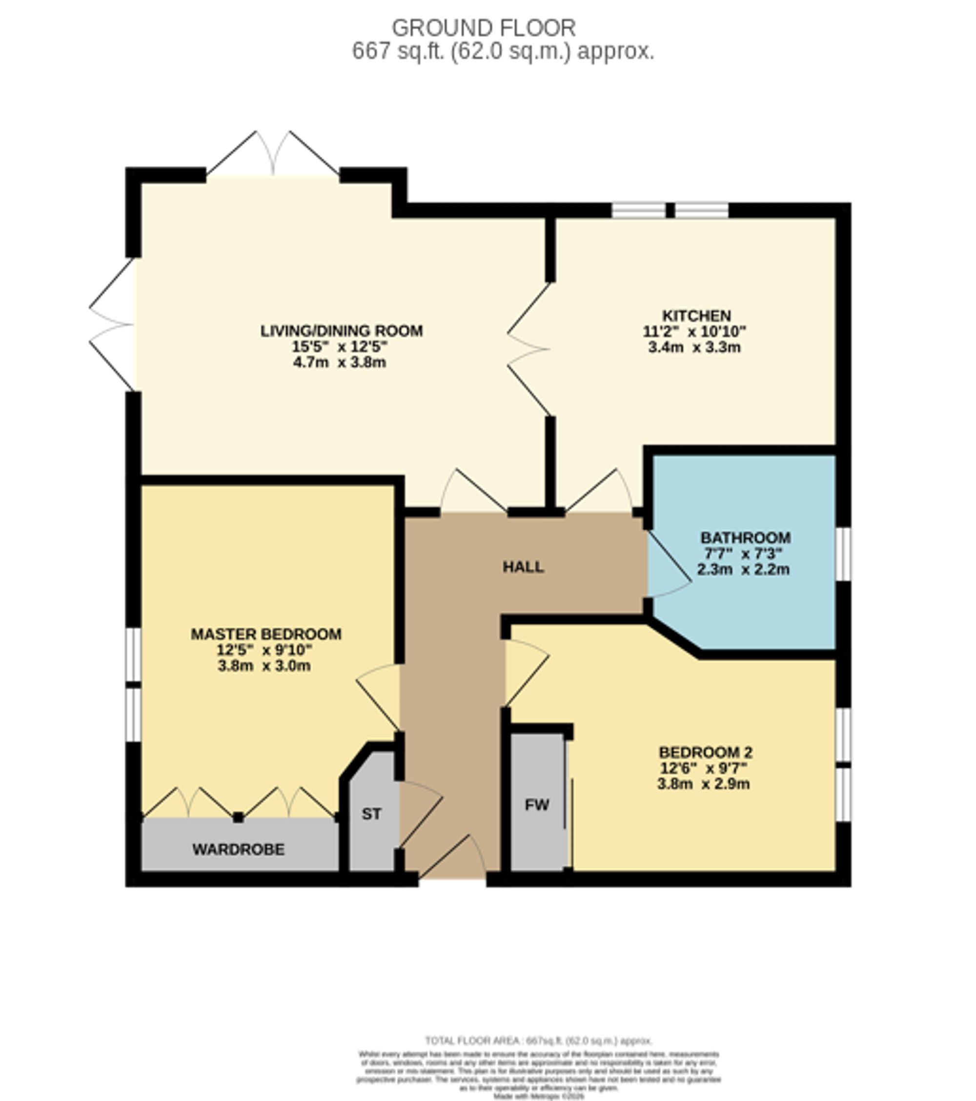 24 Westfarm Court, Glasgow floorplan